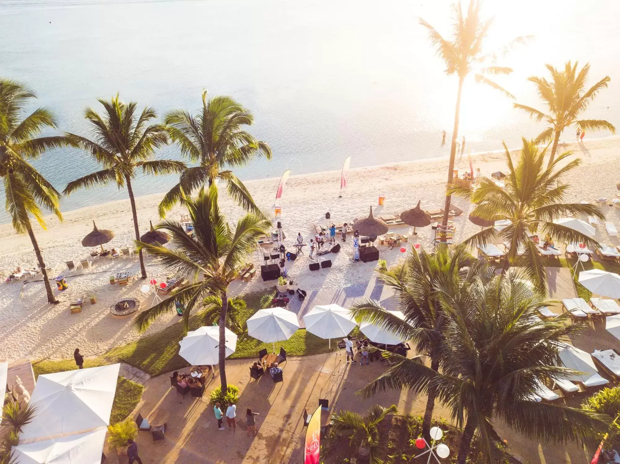 Sunset in Sugar Beach Mauritius