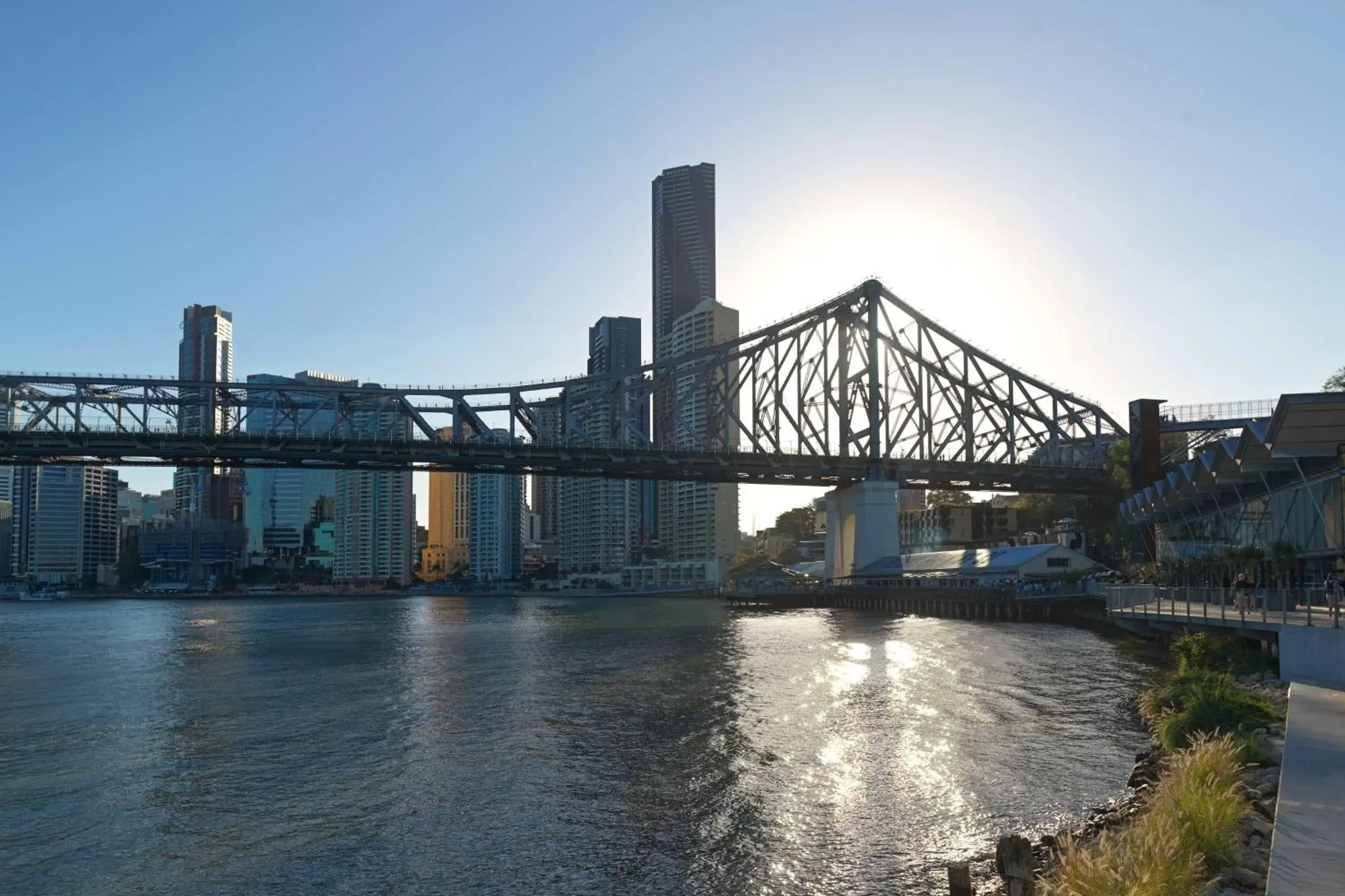 Property building, Sunrise/Sunset in Brisbane Marriott Hotel