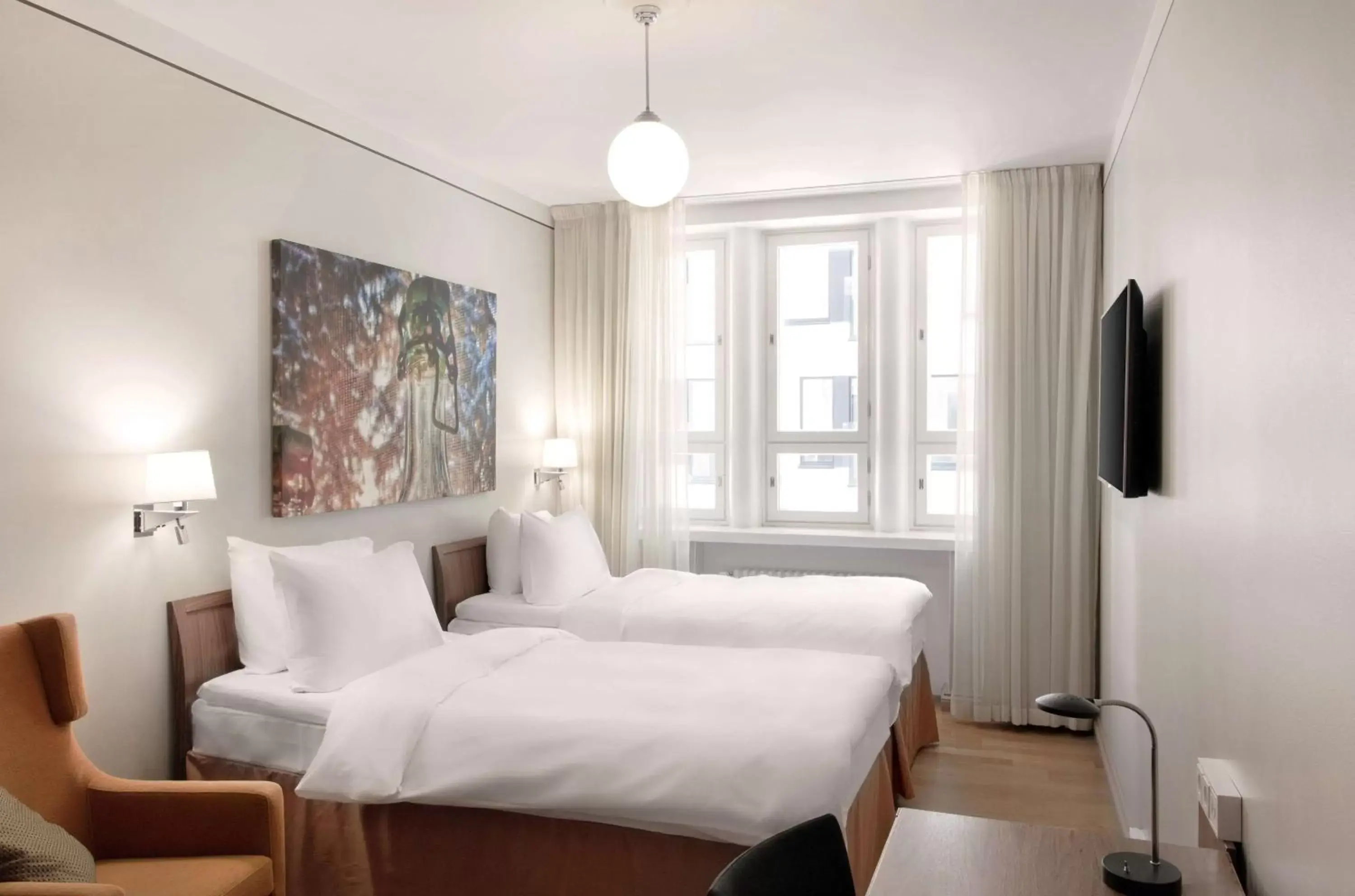 Photo of the whole room, Bed in Radisson Blu Aleksanteri Hotel, Helsinki