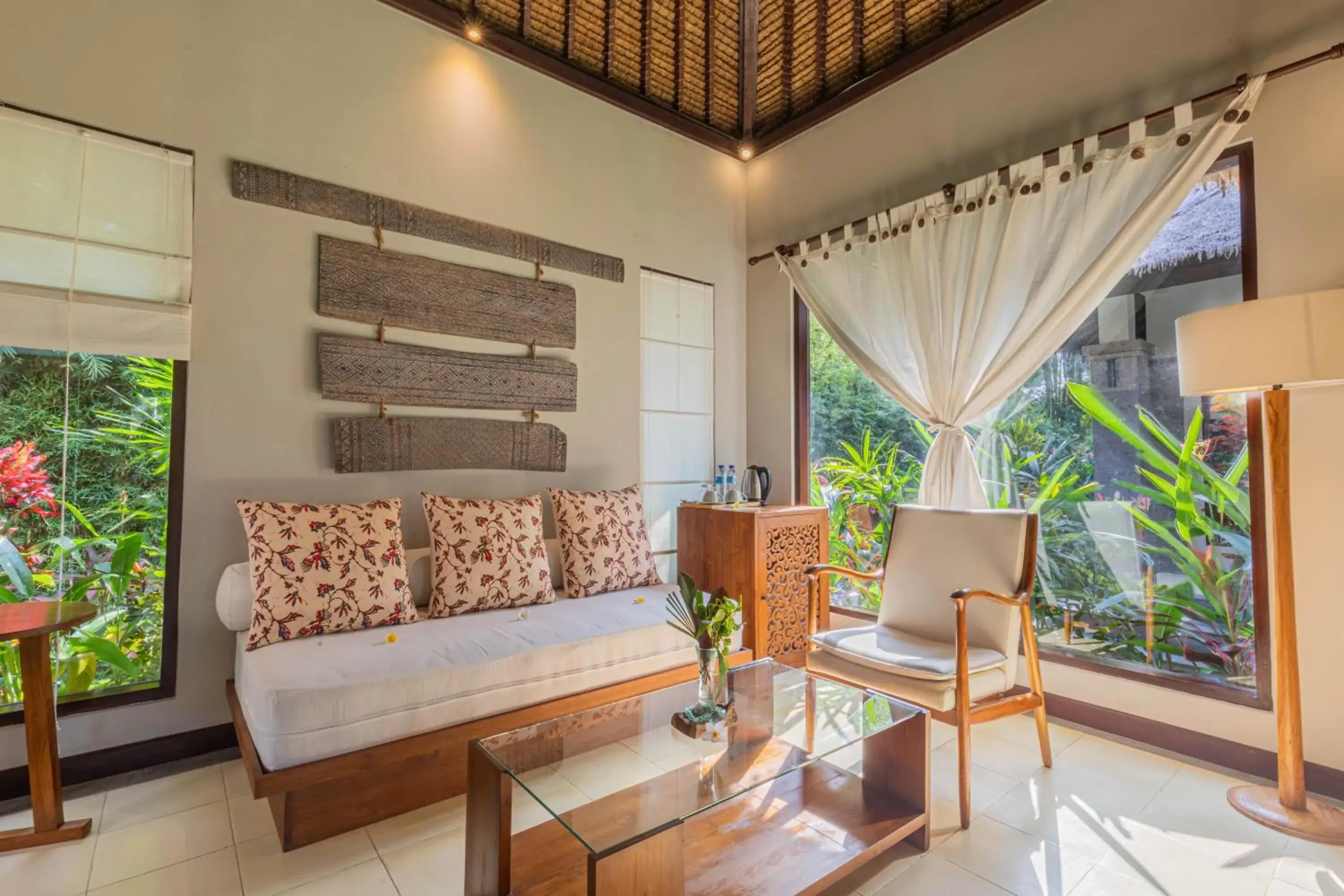 View (from property/room), Seating Area in Suara Air Luxury Villa Ubud