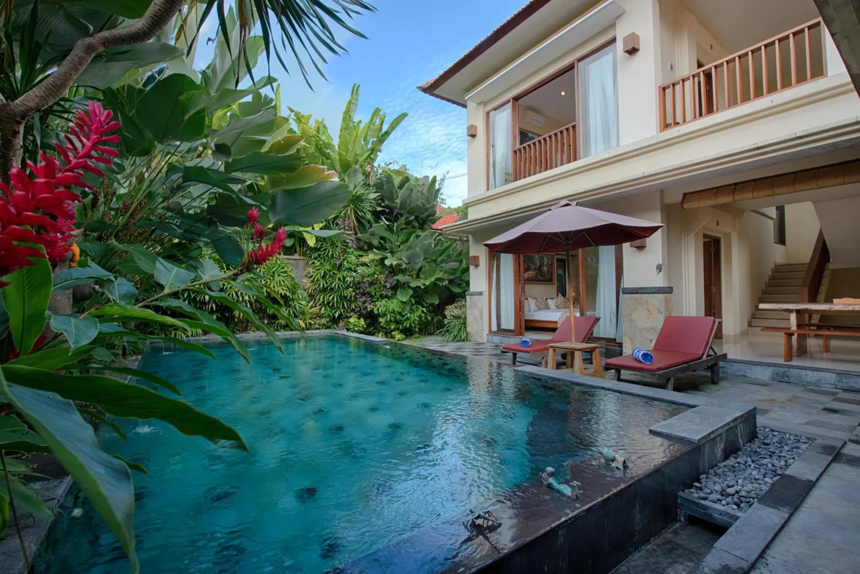 Pool view, Swimming Pool in Kadiga Villas Ubud