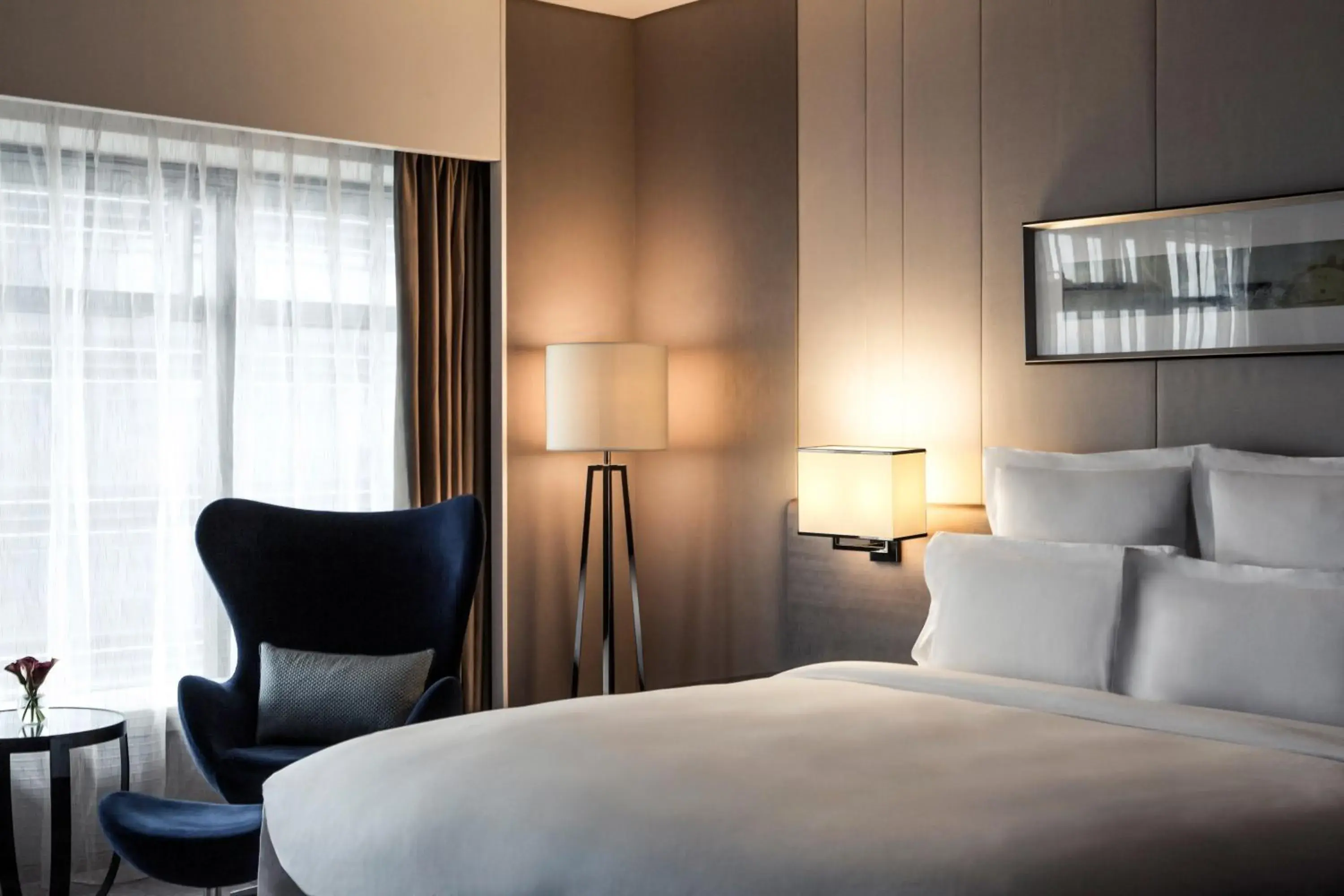 Bed in Pullman Shanghai Xuhui Bed in Pullman Shanghai Xuhui