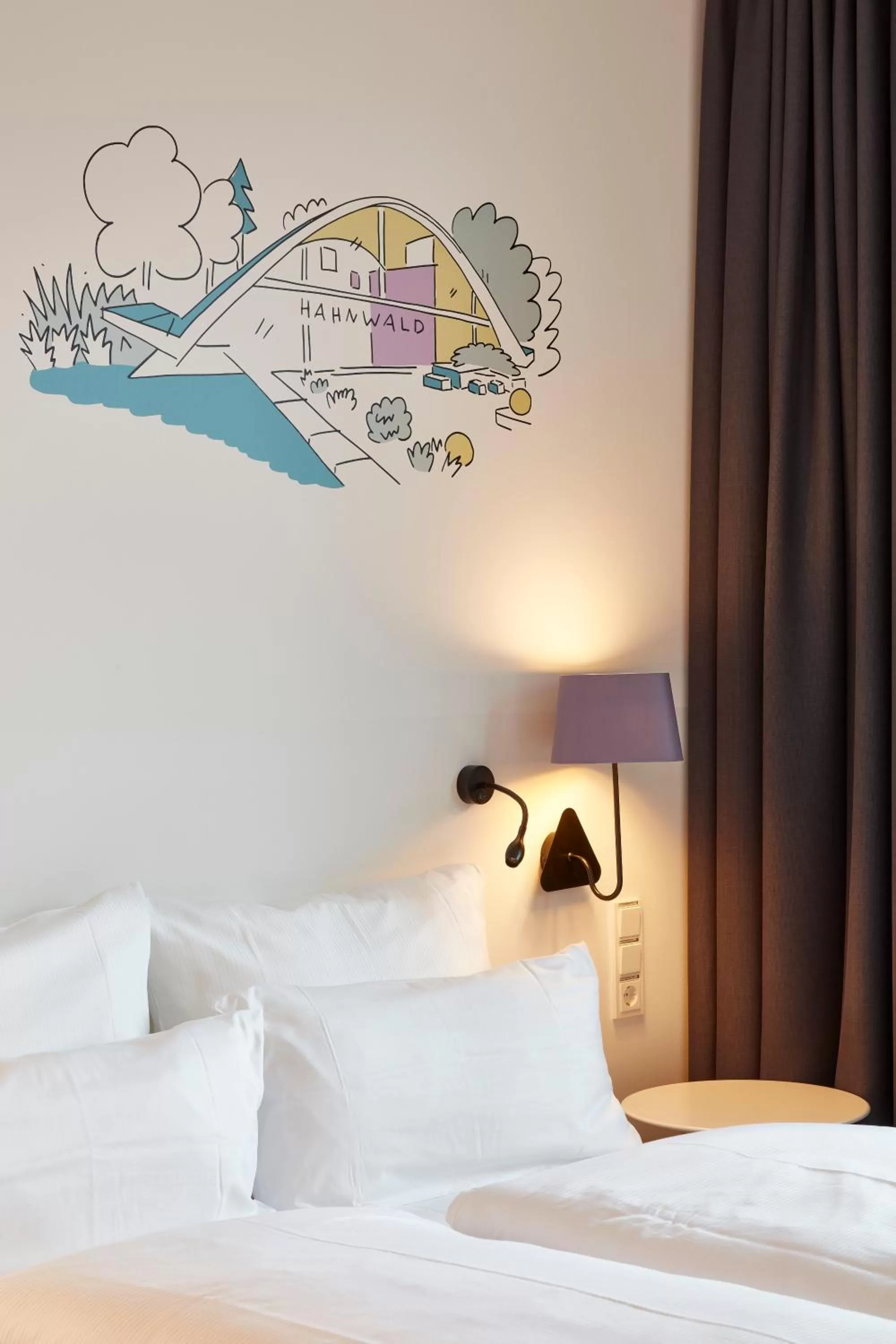 Bed in Hotel im LESKANPark