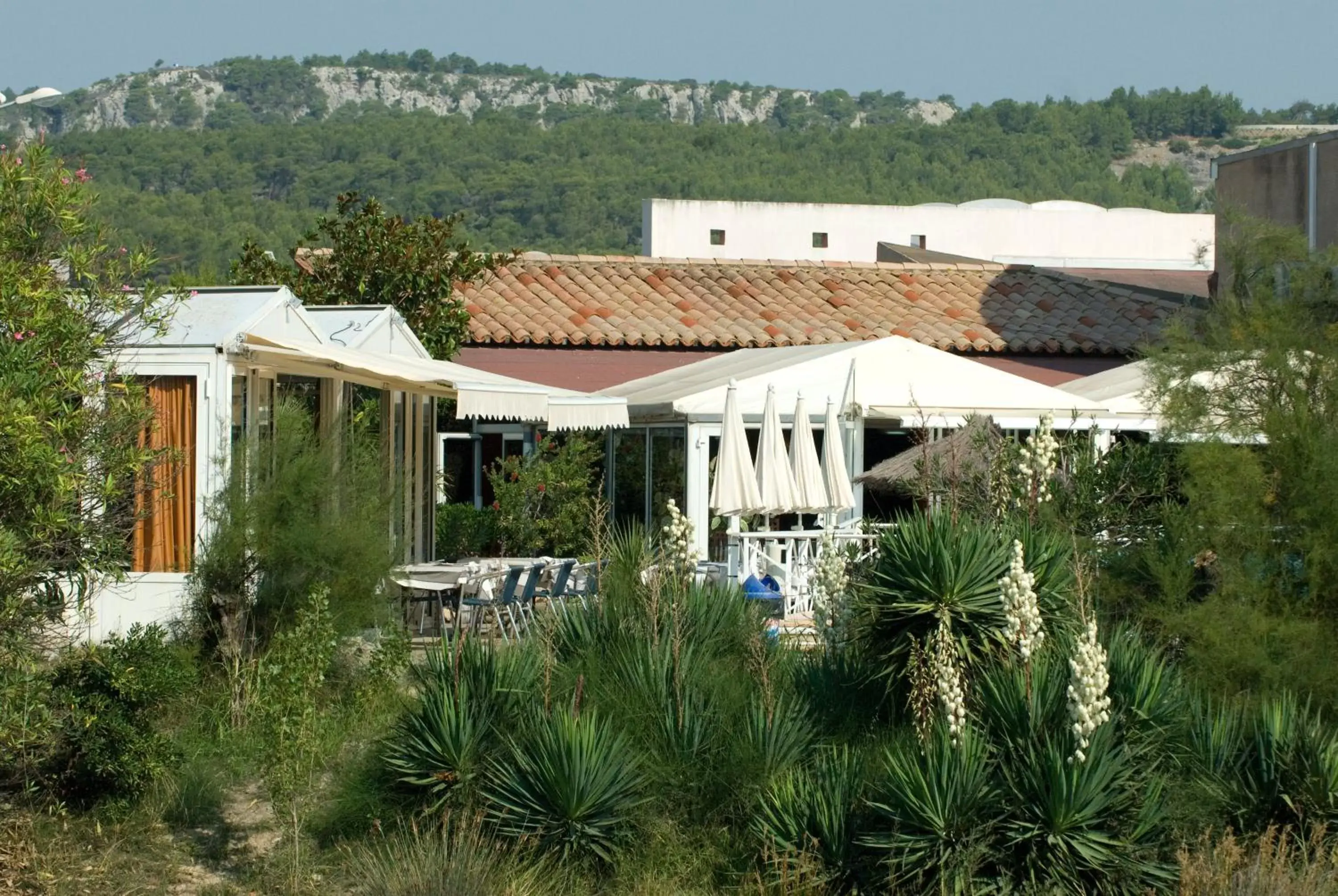 Facade/entrance, Bird's-eye View in Hotel Le Phoebus Garden & Spa