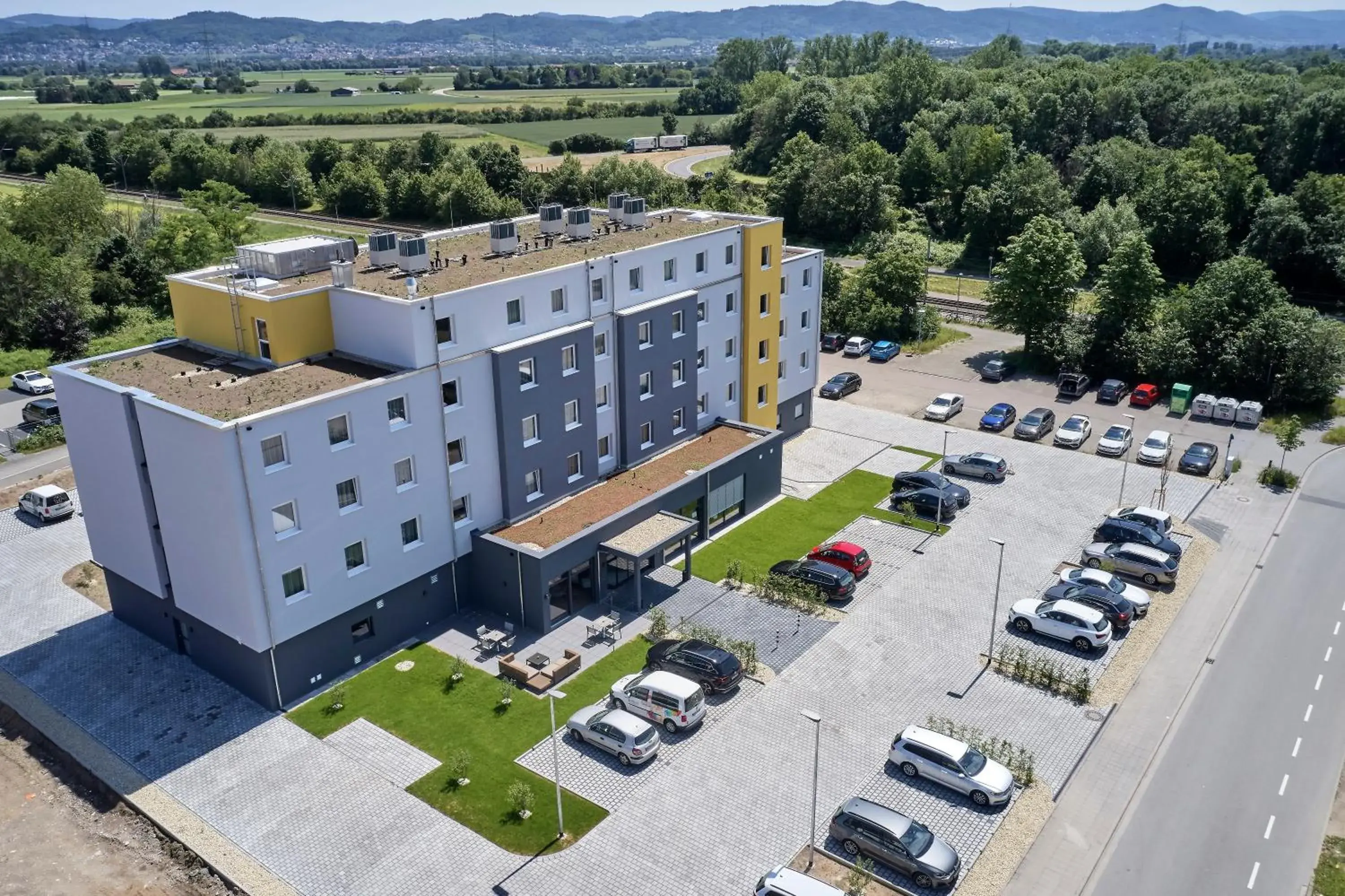 Bird's eye view, Bird's-eye View in Best Western Hotel Viernheim Mannheim