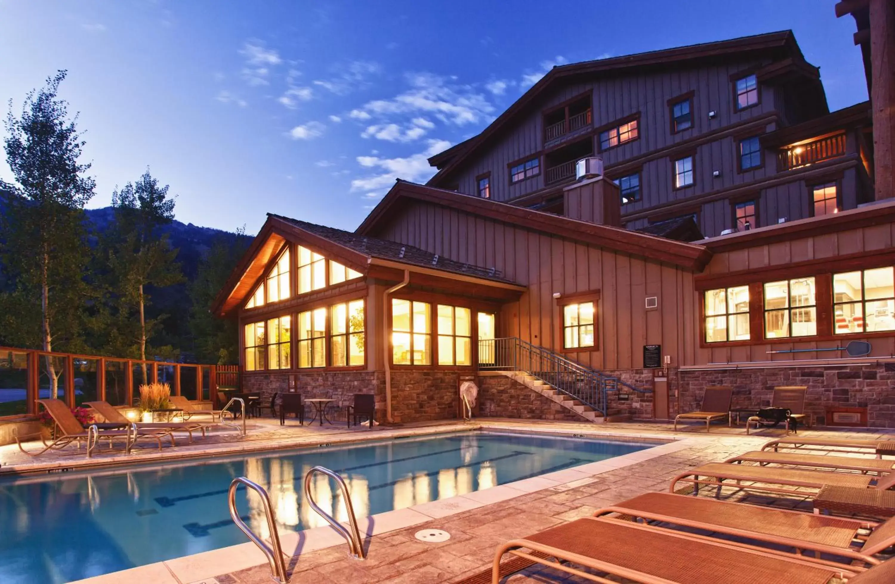 Facade/entrance, Property Building in Teton Mountain Lodge and Spa, a Noble House Resort