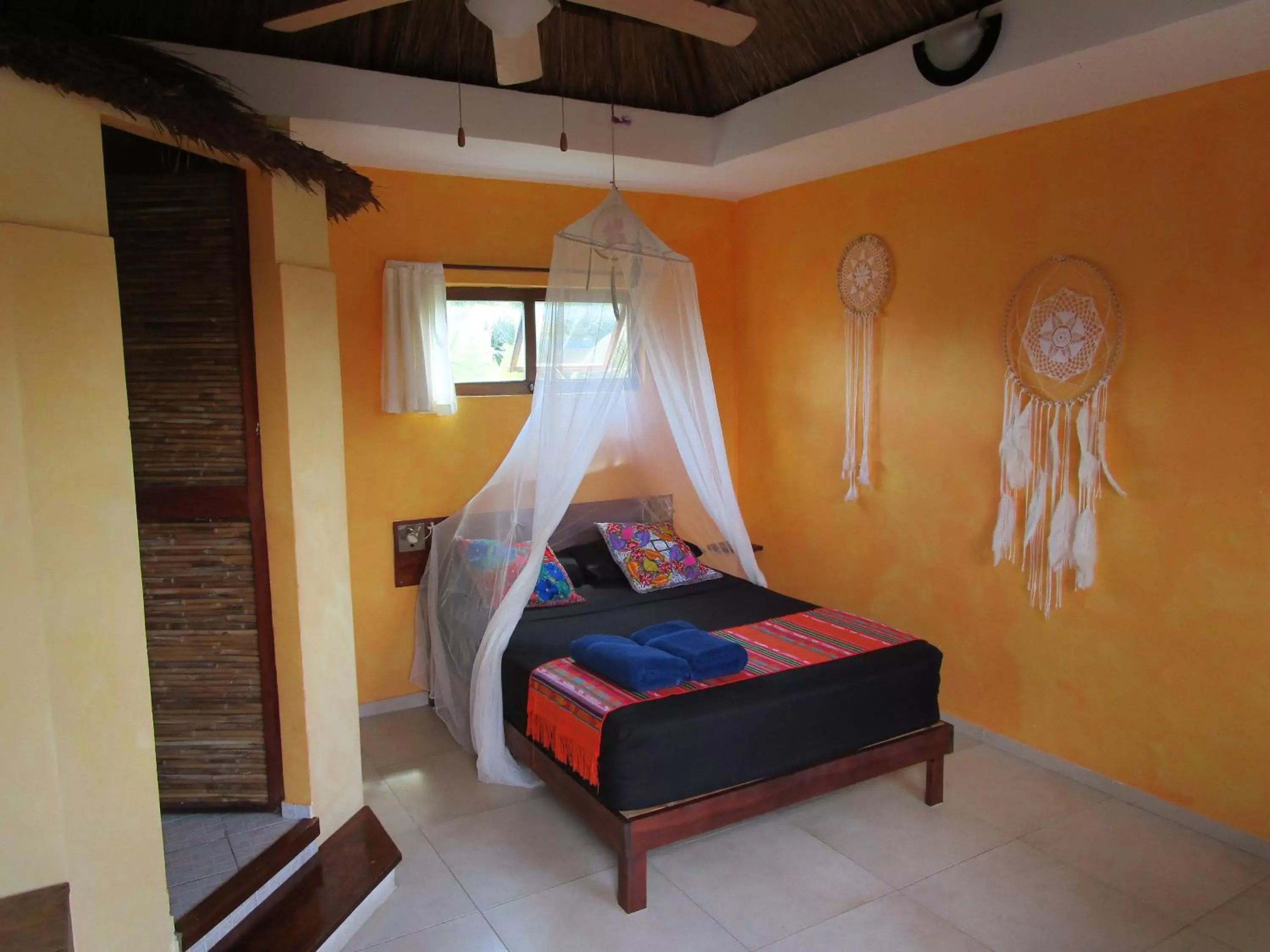 Bed in Casa Abanico Tulum