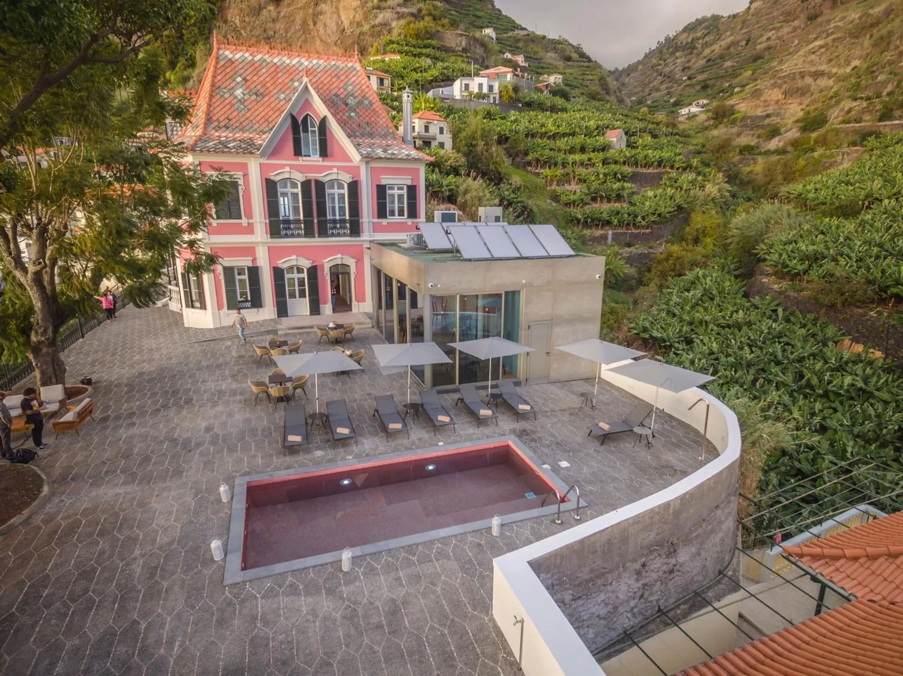 Bird's eye view, Pool View in 1905 Zino's Palace