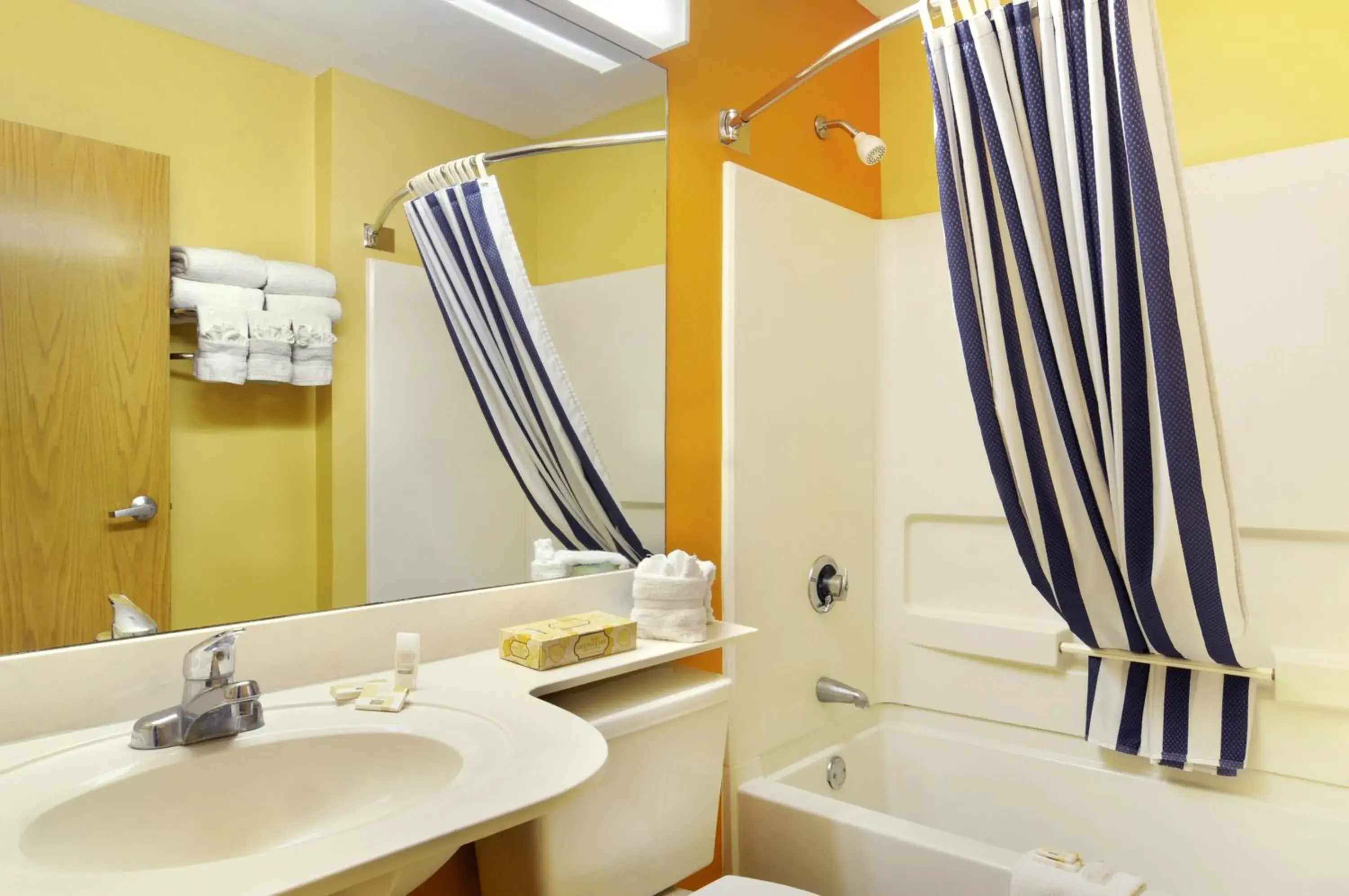 Bathroom in Hometown Inn & Suites Jacksonville Butler Blvd./Southpoint