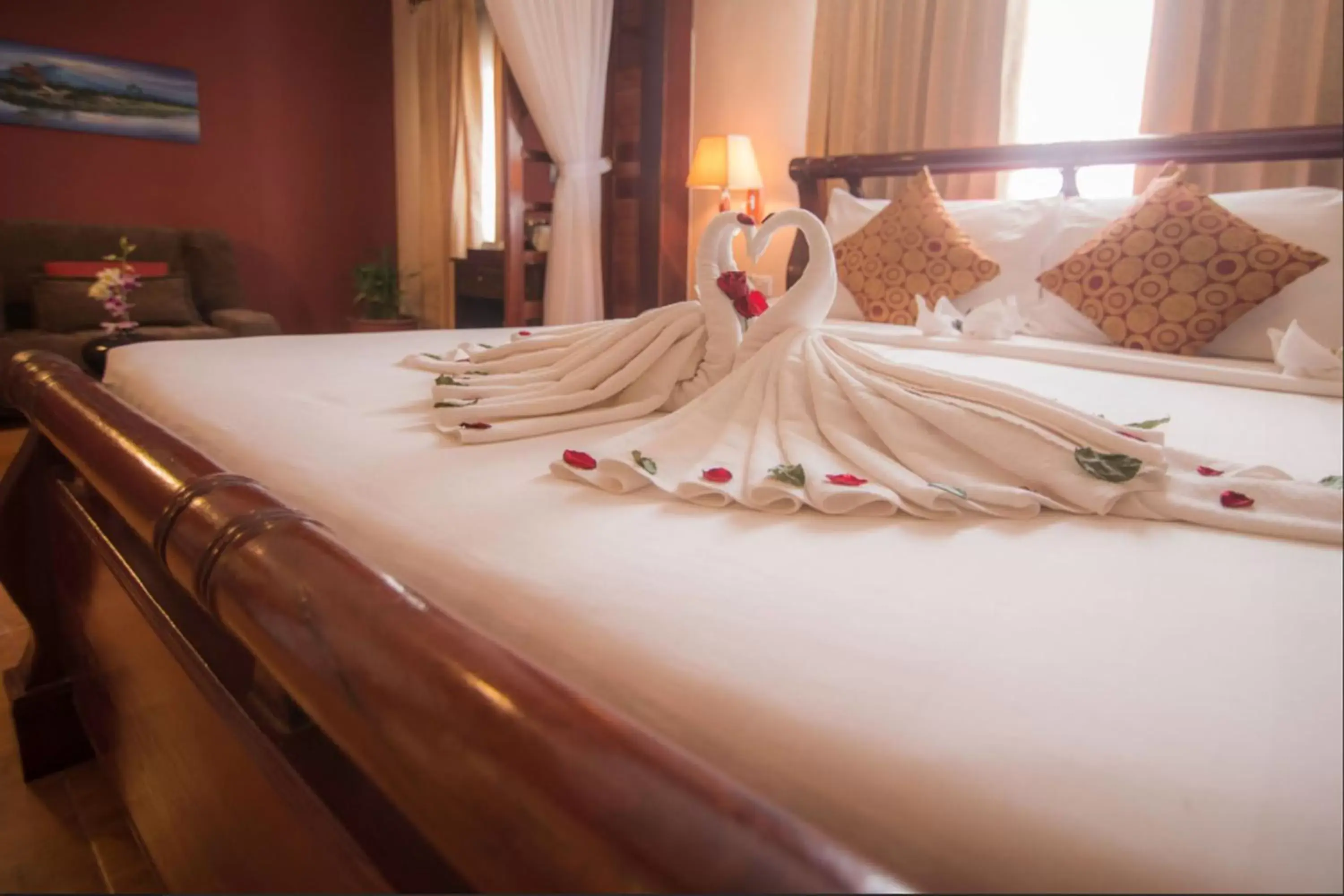 Bedroom, Bed in Angkor Pearl Hotel Bedroom, Bed in Angkor Pearl Hotel