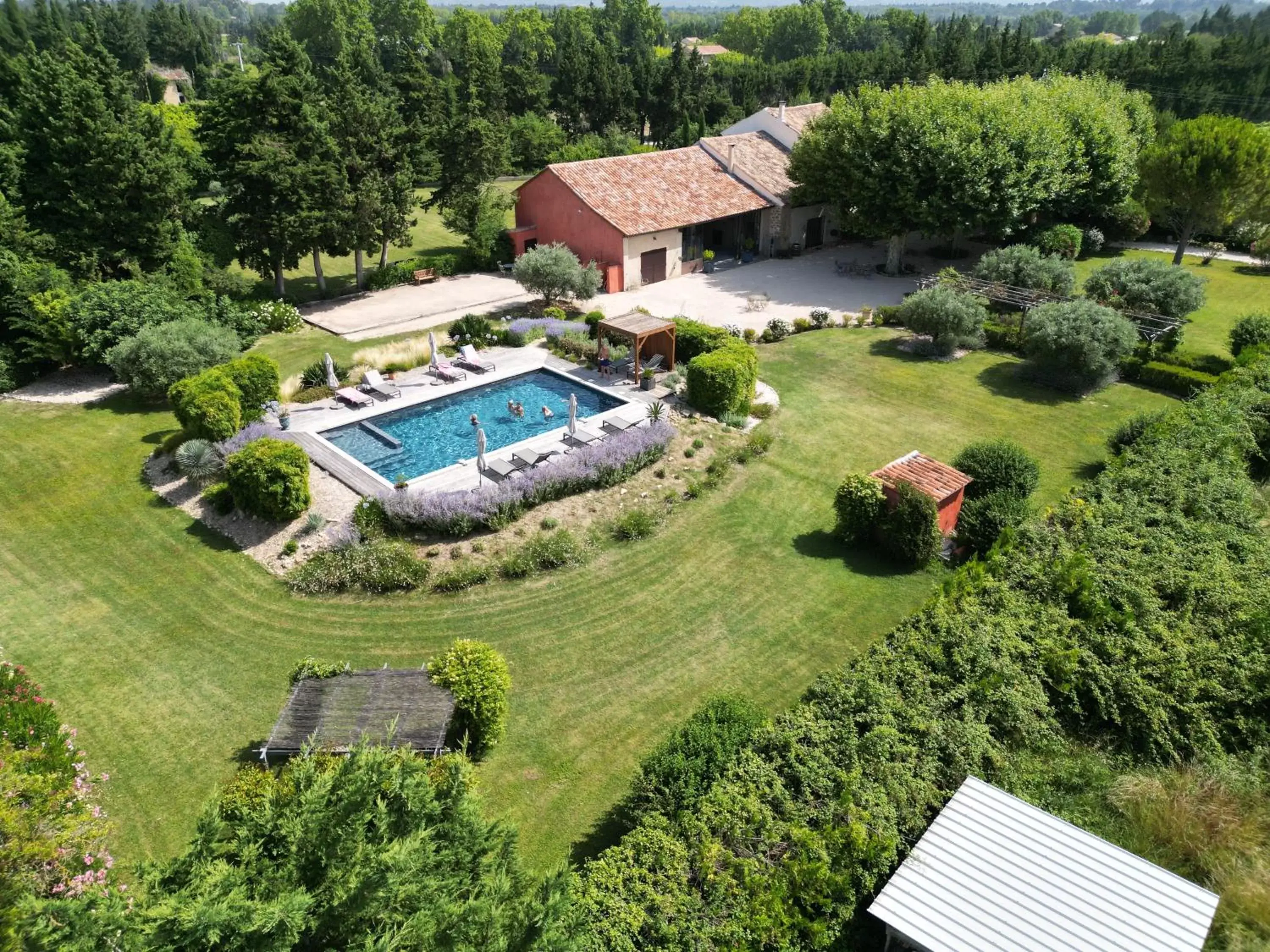 Property building, Bird's-eye View in Le Mas Terre des Anges