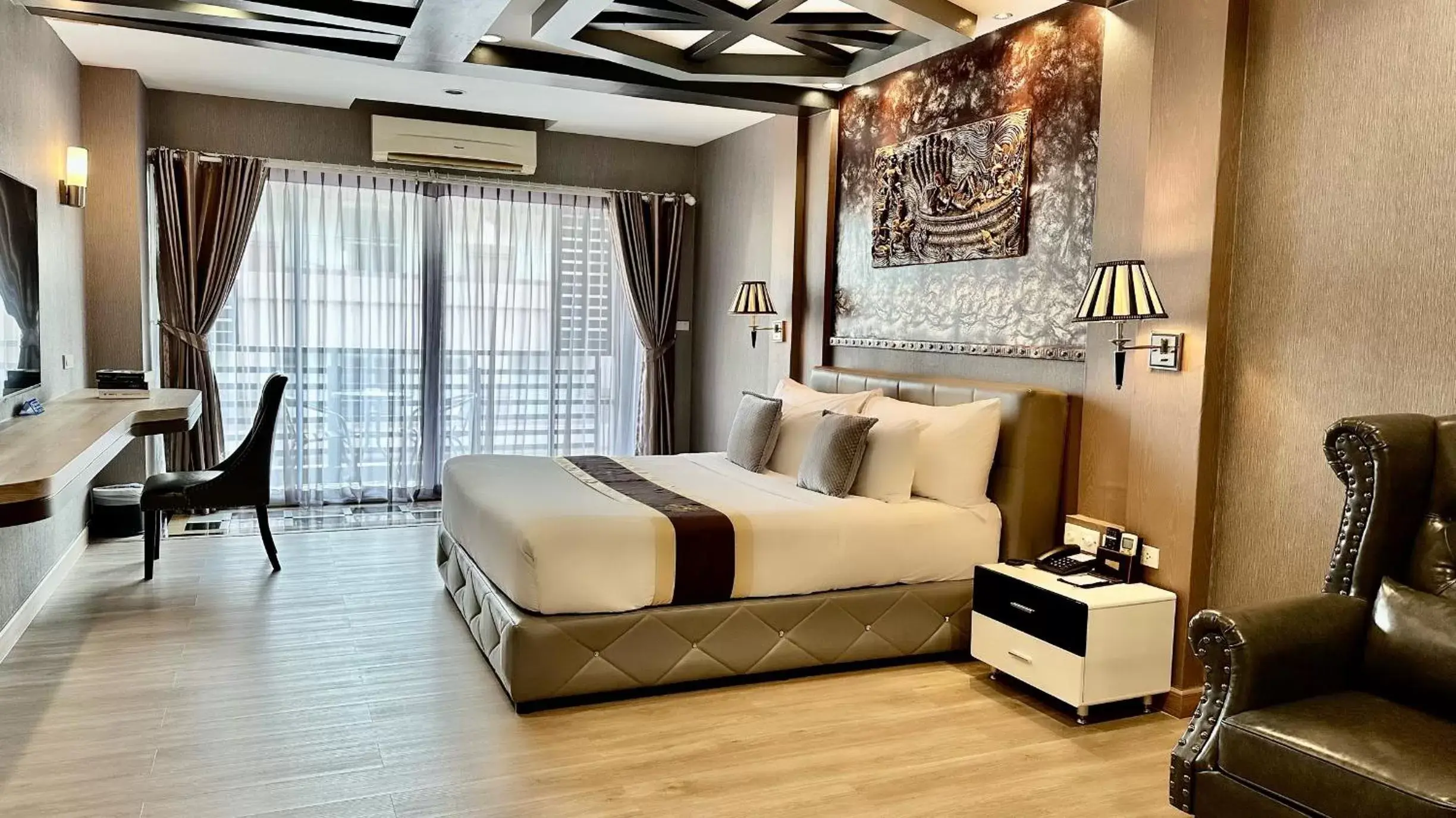 Living room in KTK Pattaya Hotel & Residence