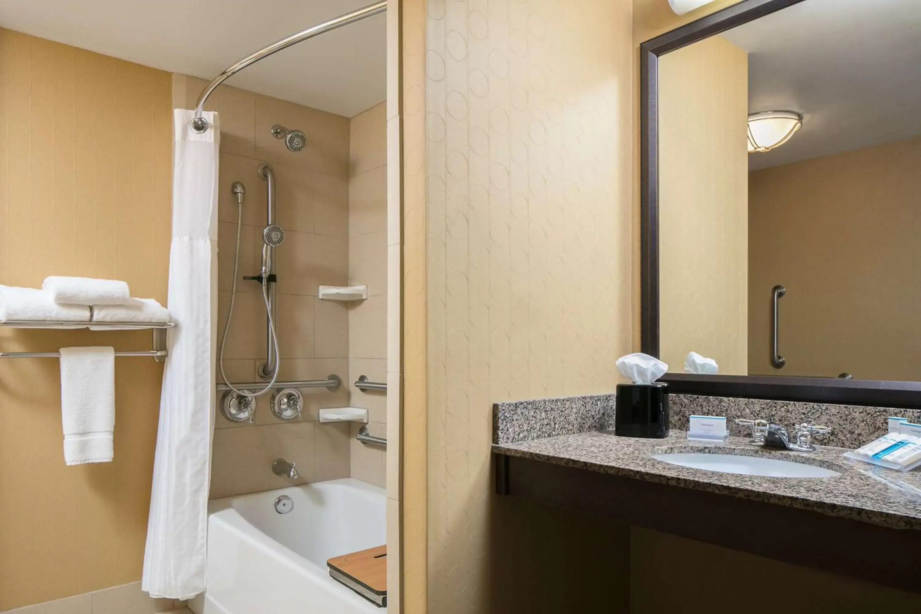 Bathroom in Hilton Garden Inn Manhattan Kansas