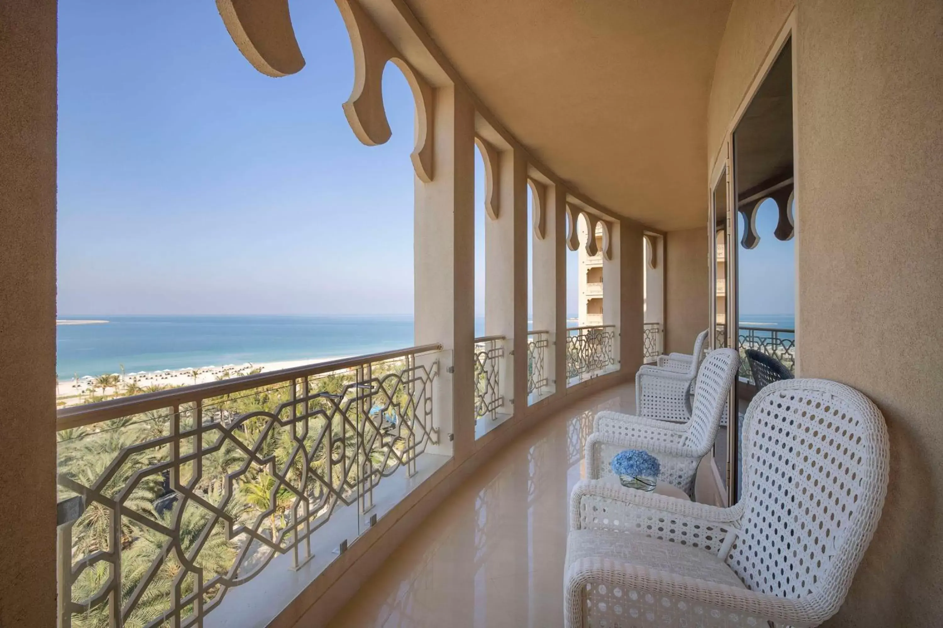 View (from property/room), Balcony/Terrace in Waldorf Astoria Ras Al Khaimah