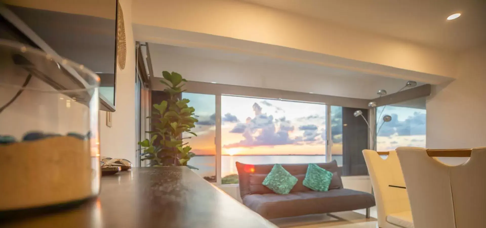 Lake view in Beachfront Penthouses by LivIN Cancun