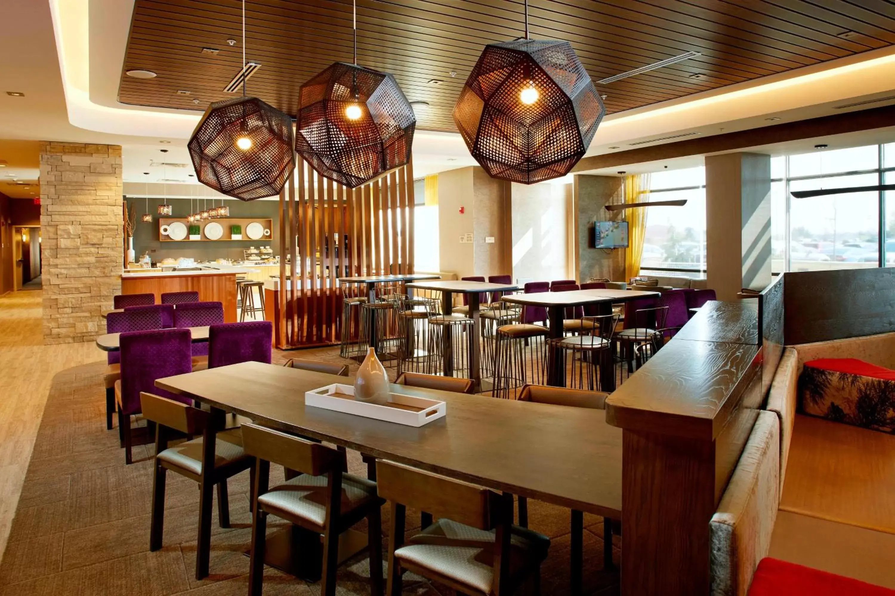 Lobby or reception, Restaurant/Places to Eat in SpringHill Suites by Marriott Dayton Beavercreek