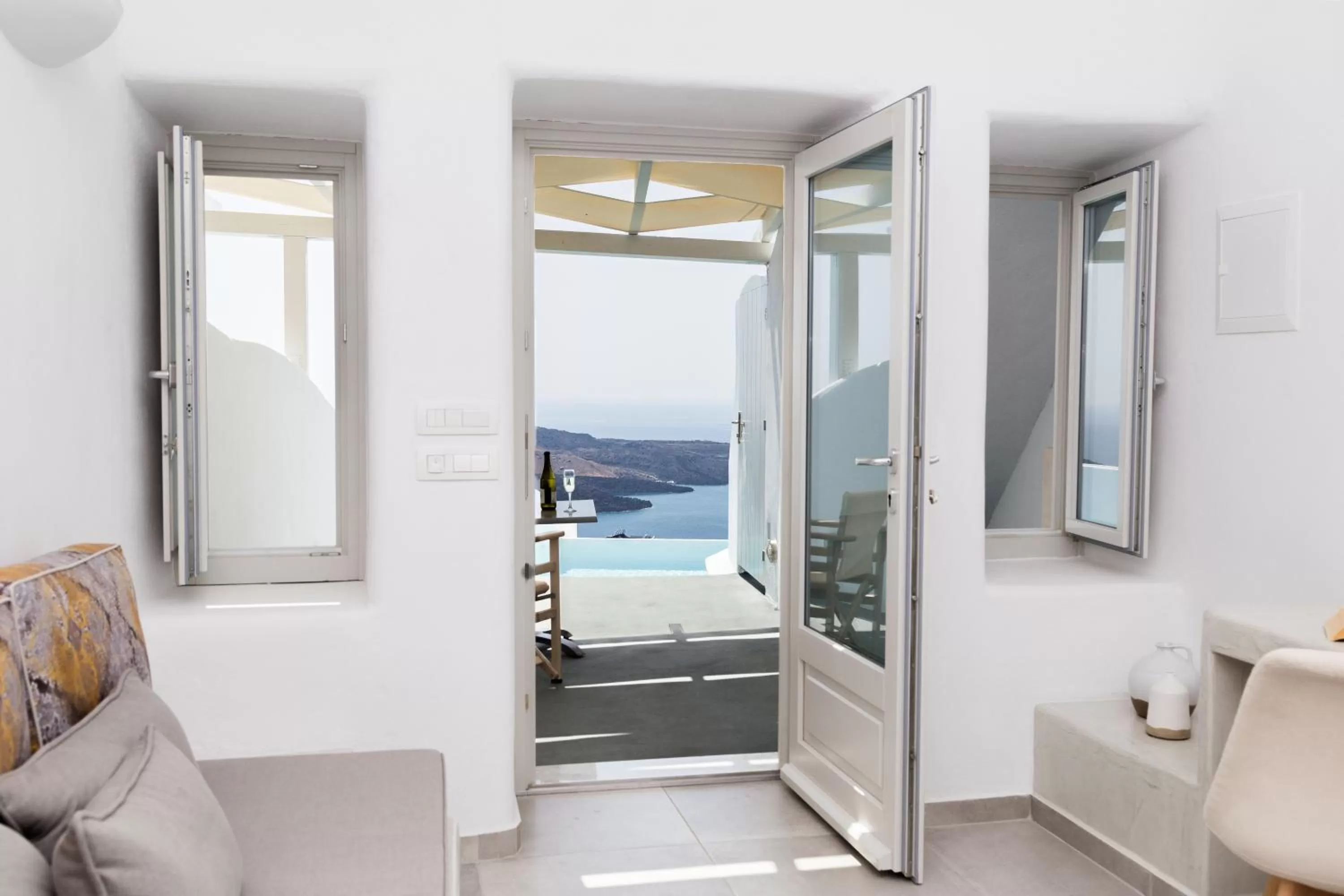 Pool view in Adamant Suites