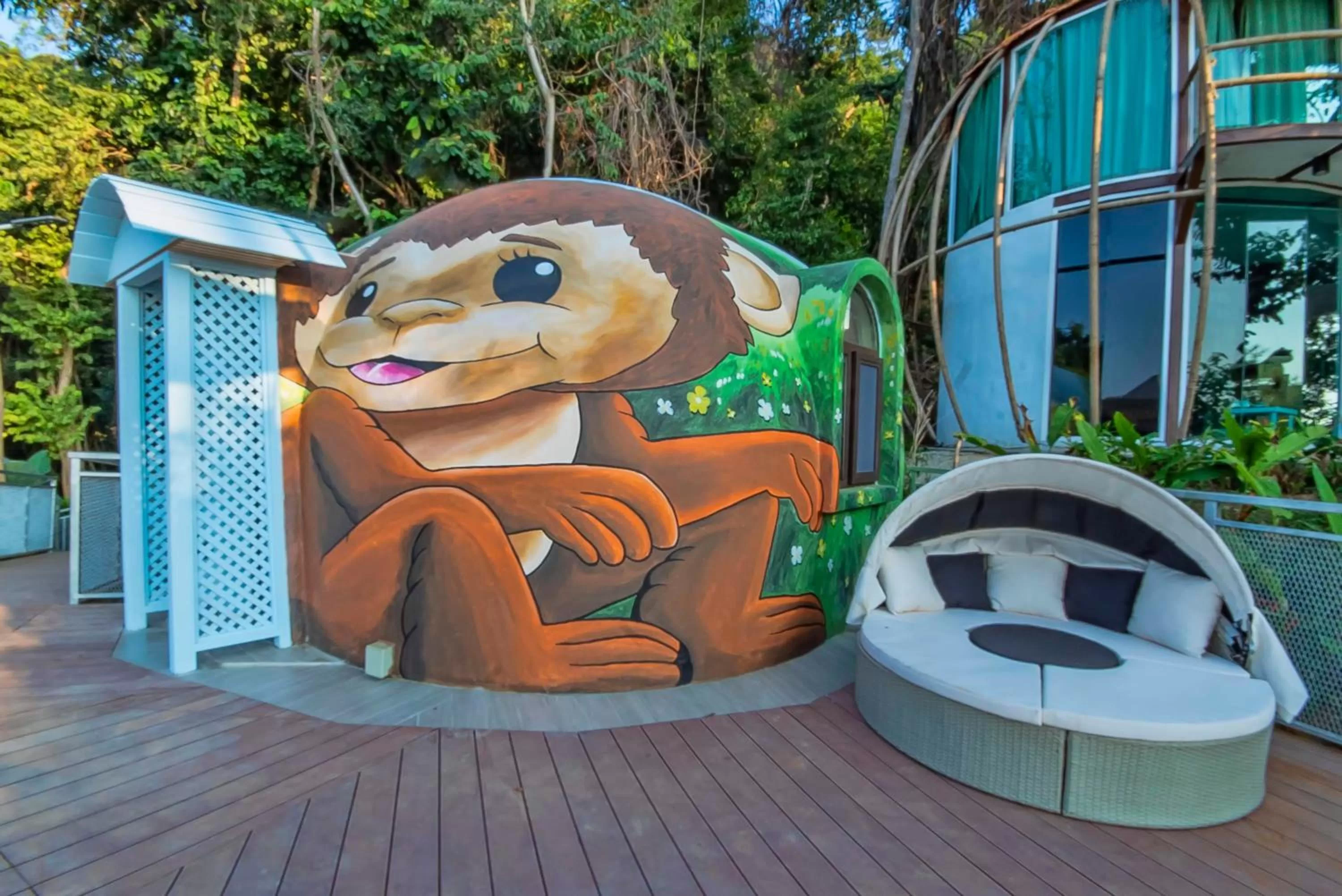 Children play ground in MyRus Resort Langkawi