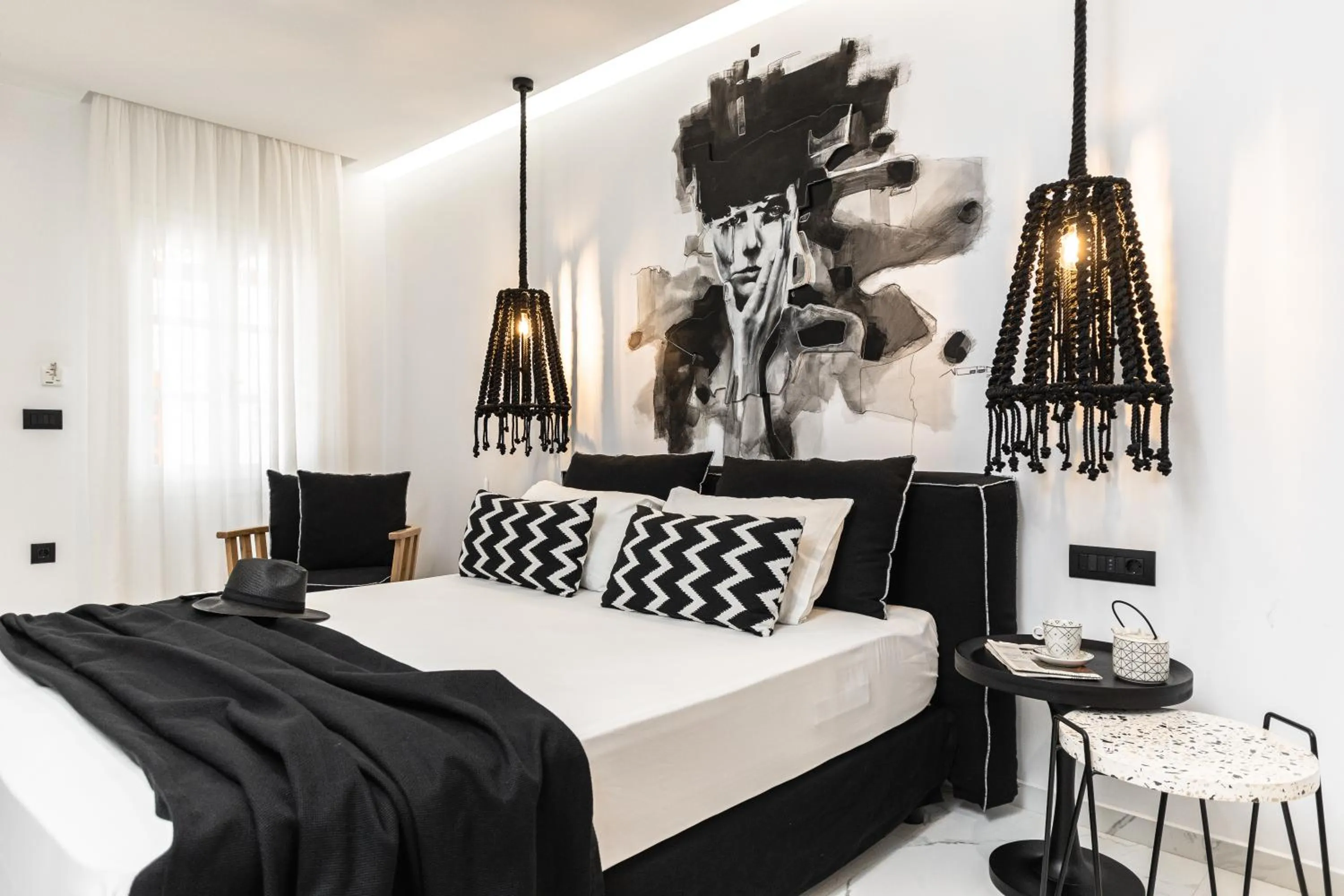 Bed in Hotel Palatia