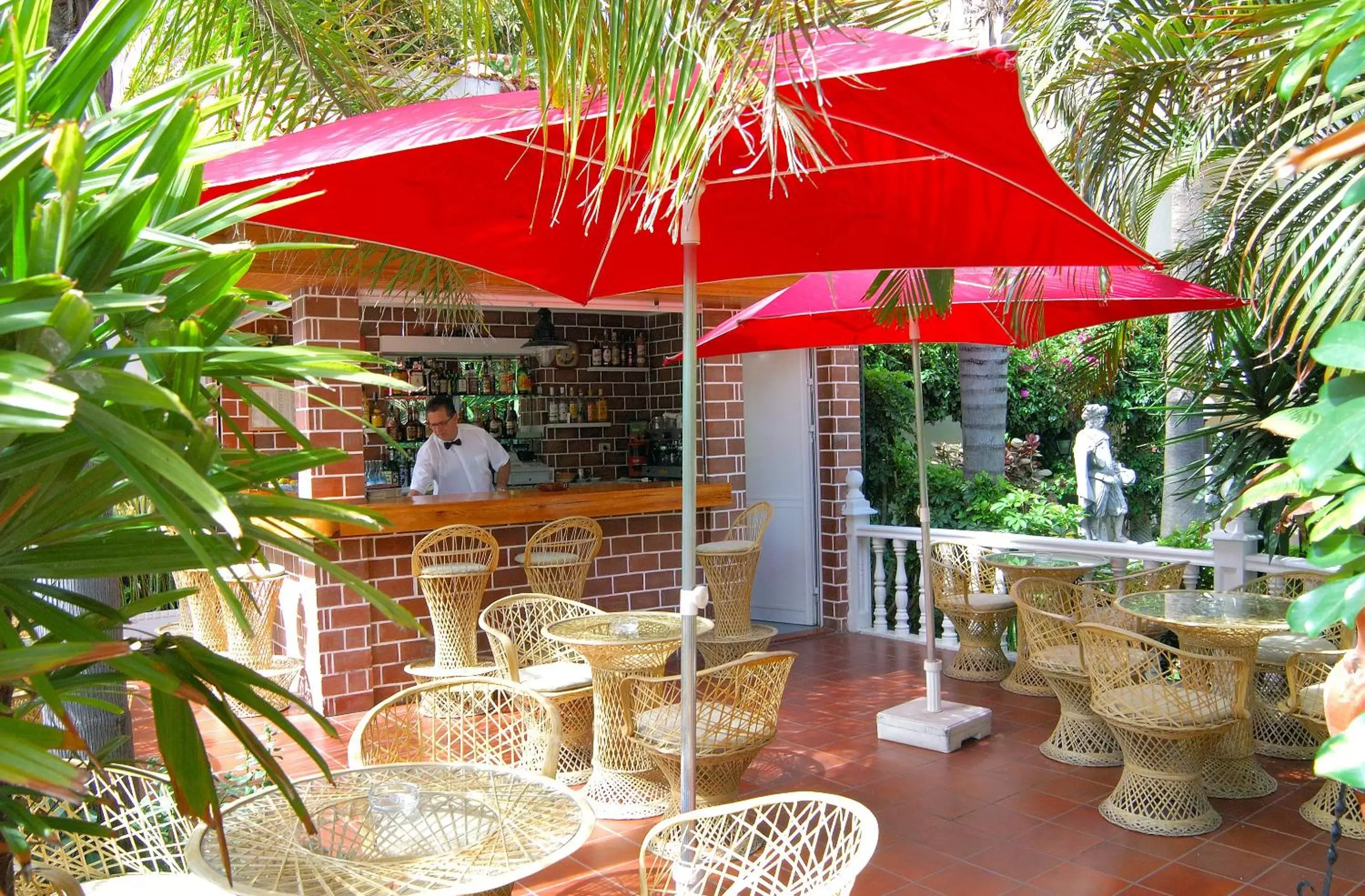 Garden, Restaurant/Places to Eat in Hotel Don Manolito