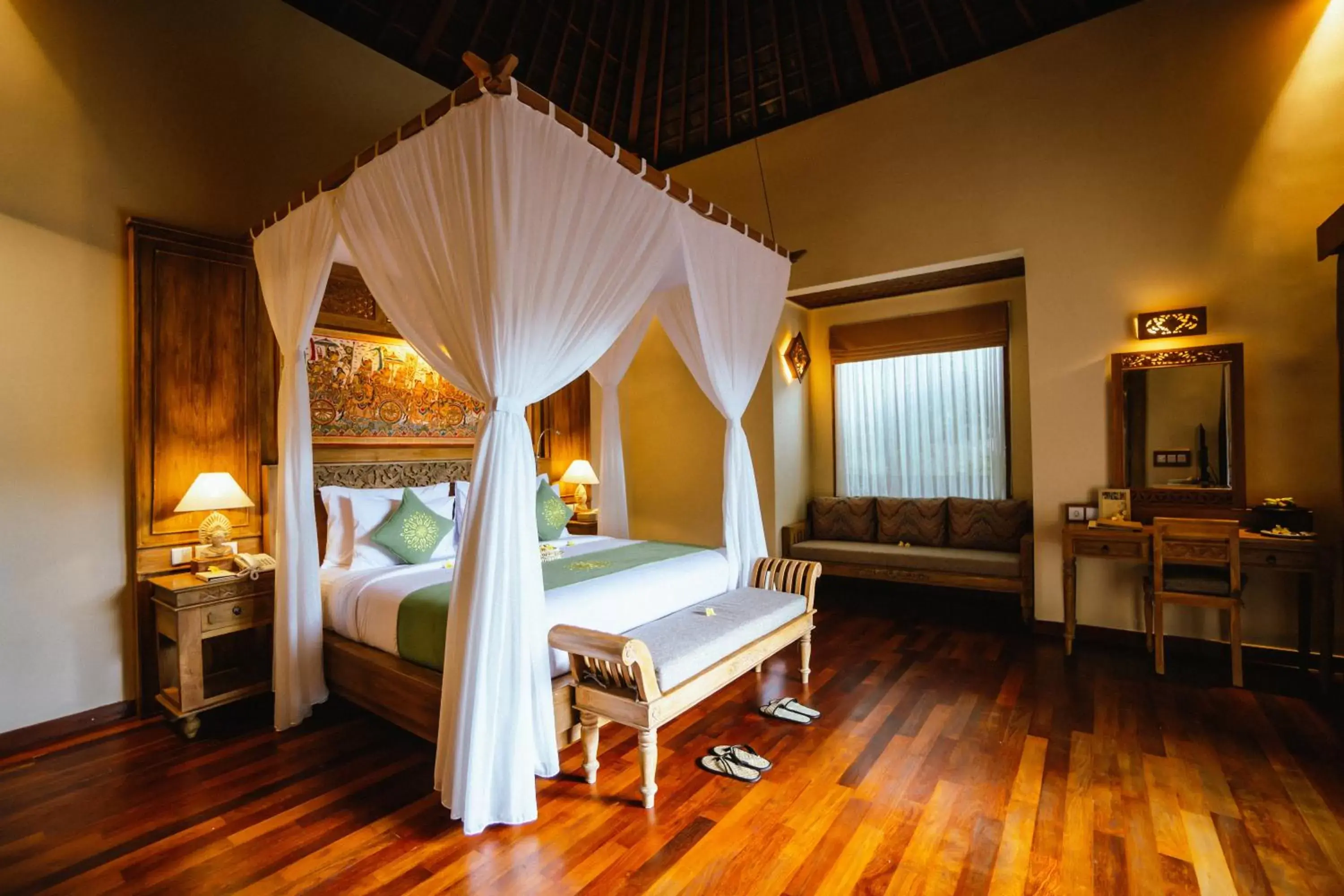 Bed in The Alena a Pramana Experience