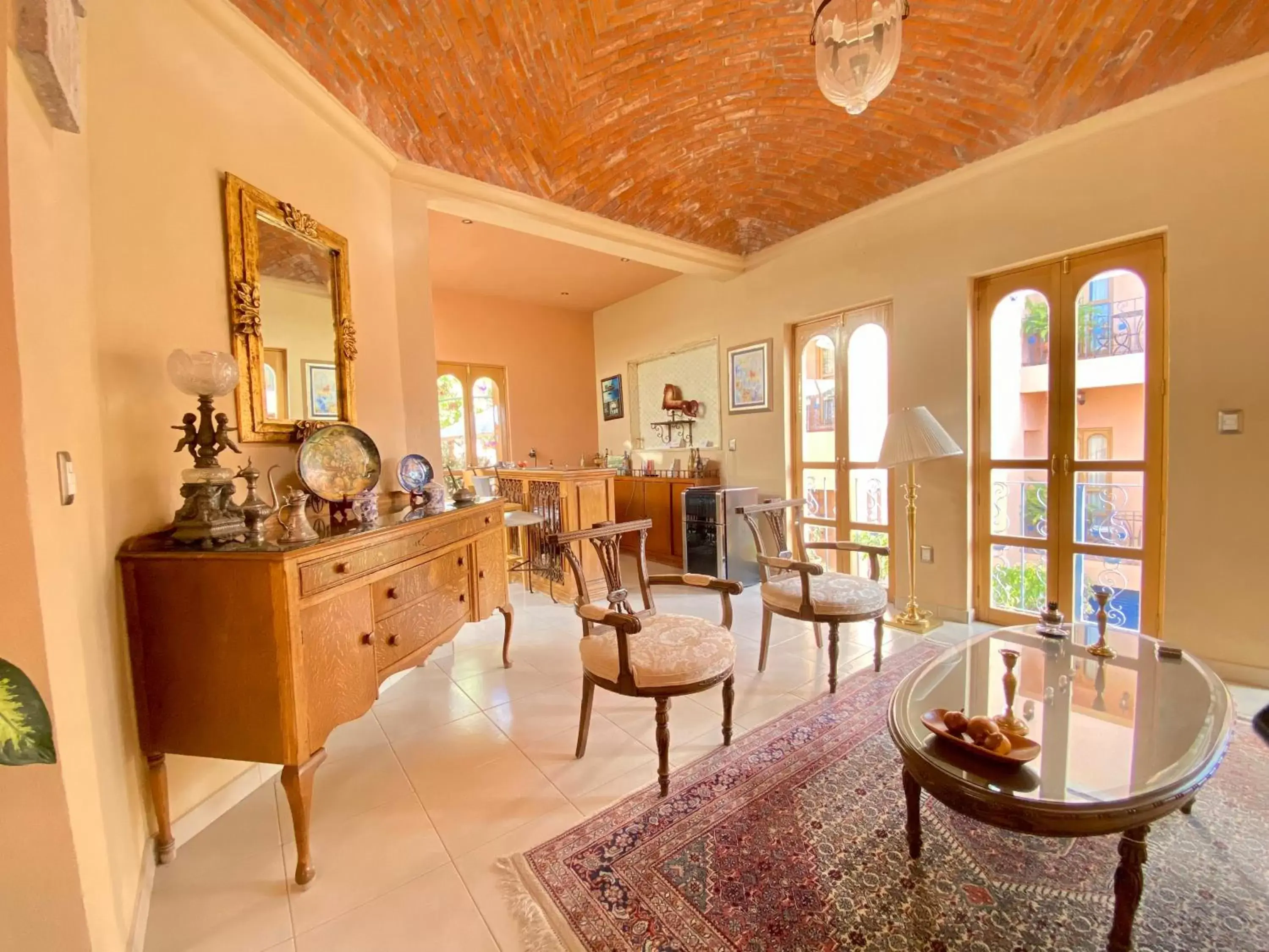 Living room in Hotel Tierra de Sol y Luna