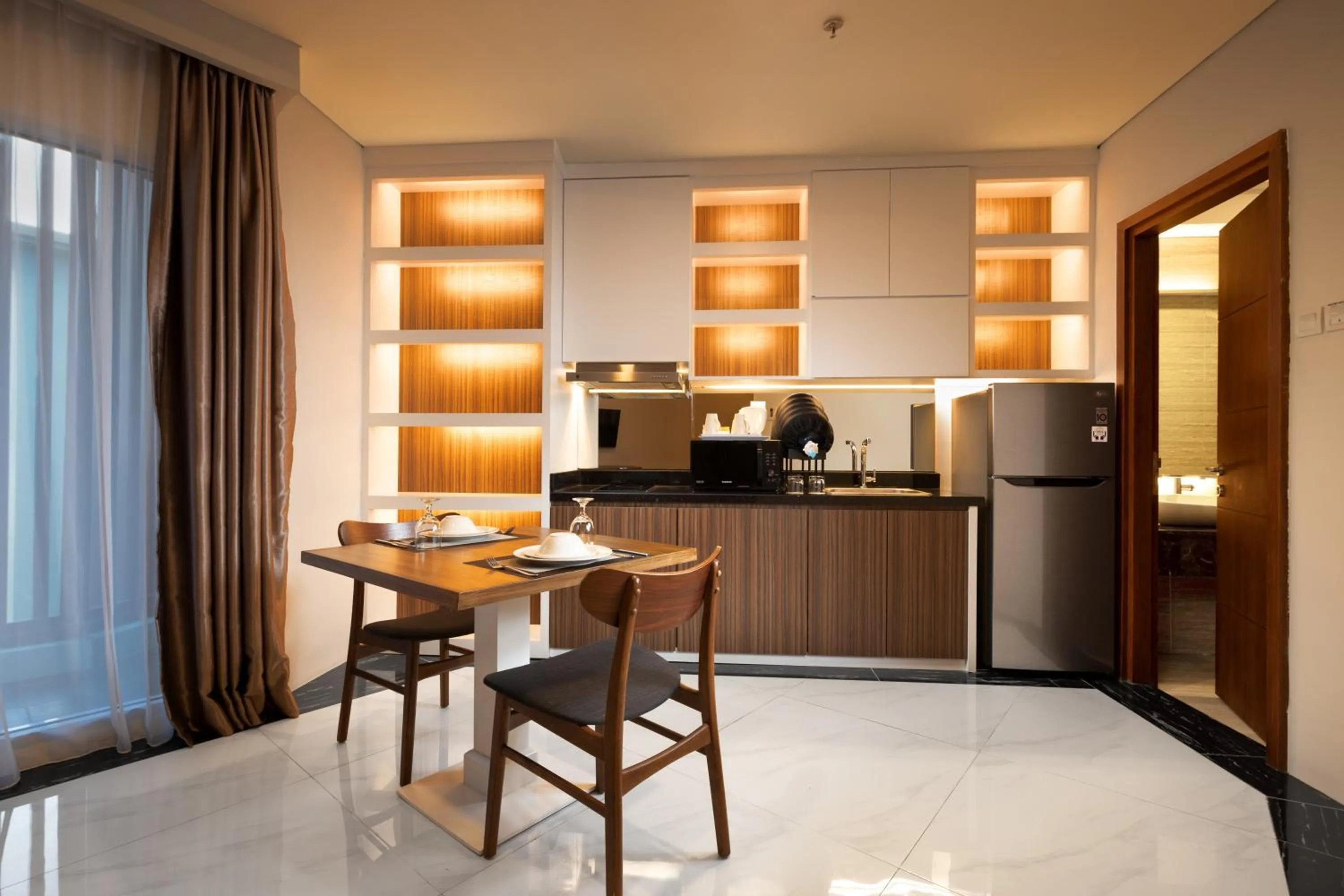 Kitchen or kitchenette in Panbil Residence Serviced Apartment