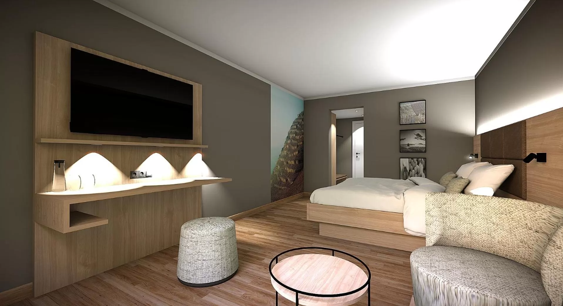 Deluxe Triple Room in Uferdeck - Boutique Hotel