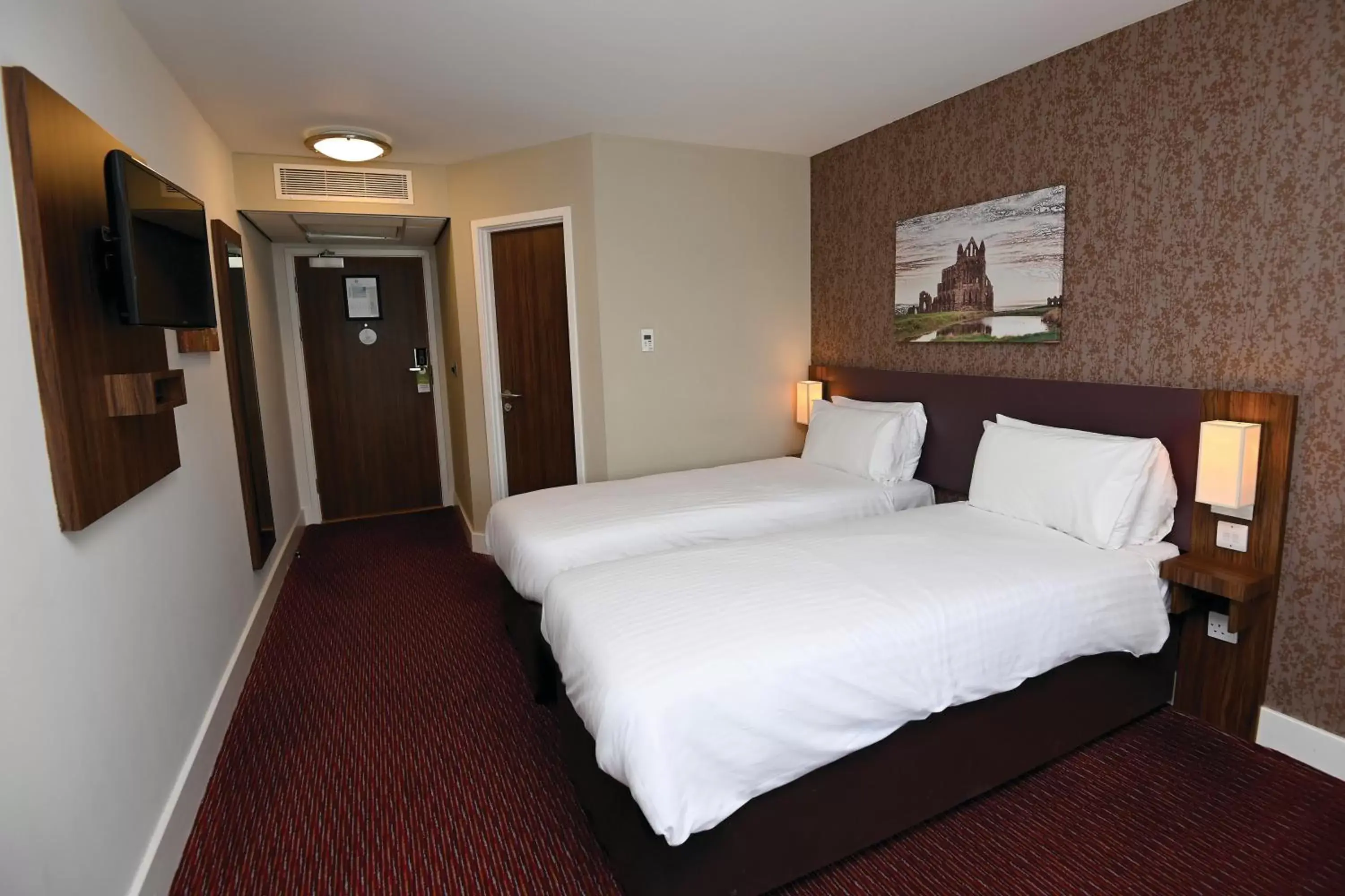 Bedroom, Bed in Penny Hedge, Whitby by Marston's Inns Bedroom, Bed in Penny Hedge, Whitby by Marston's Inns