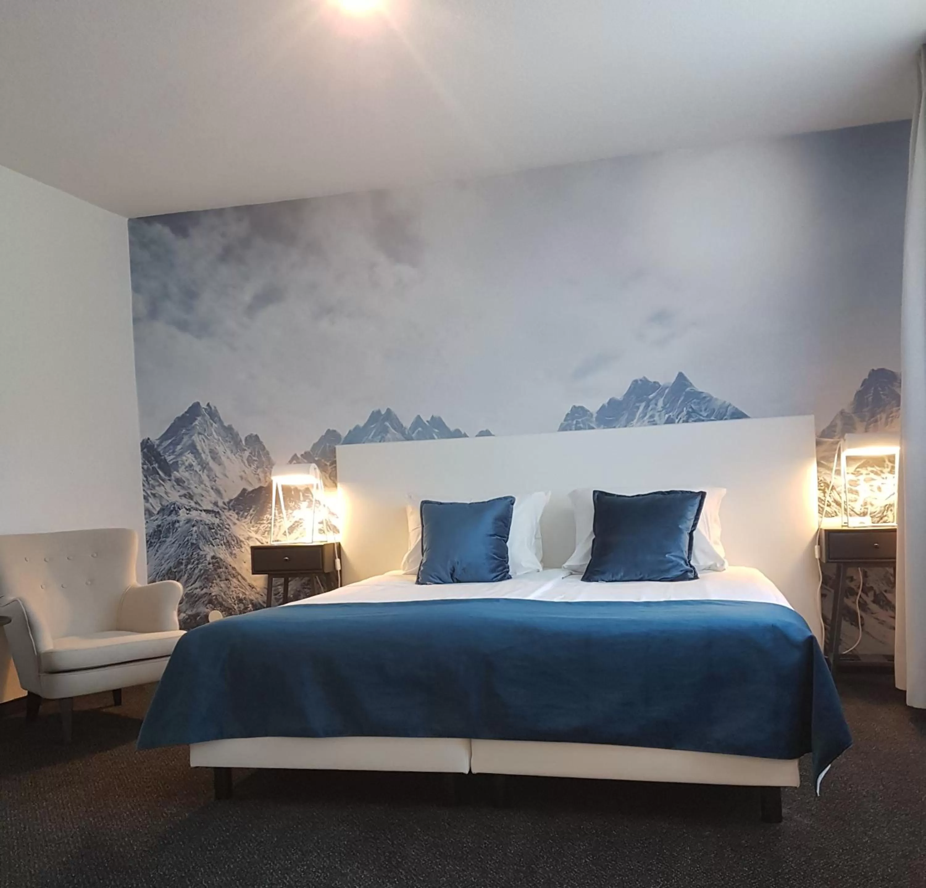 Bed in Hotel Herrloh