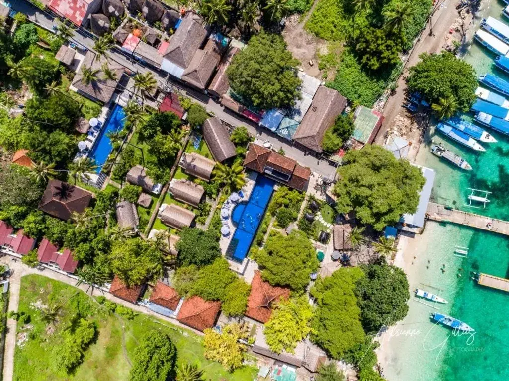 View (from property/room), Bird's-eye View in Oceans 5 Dive Resort