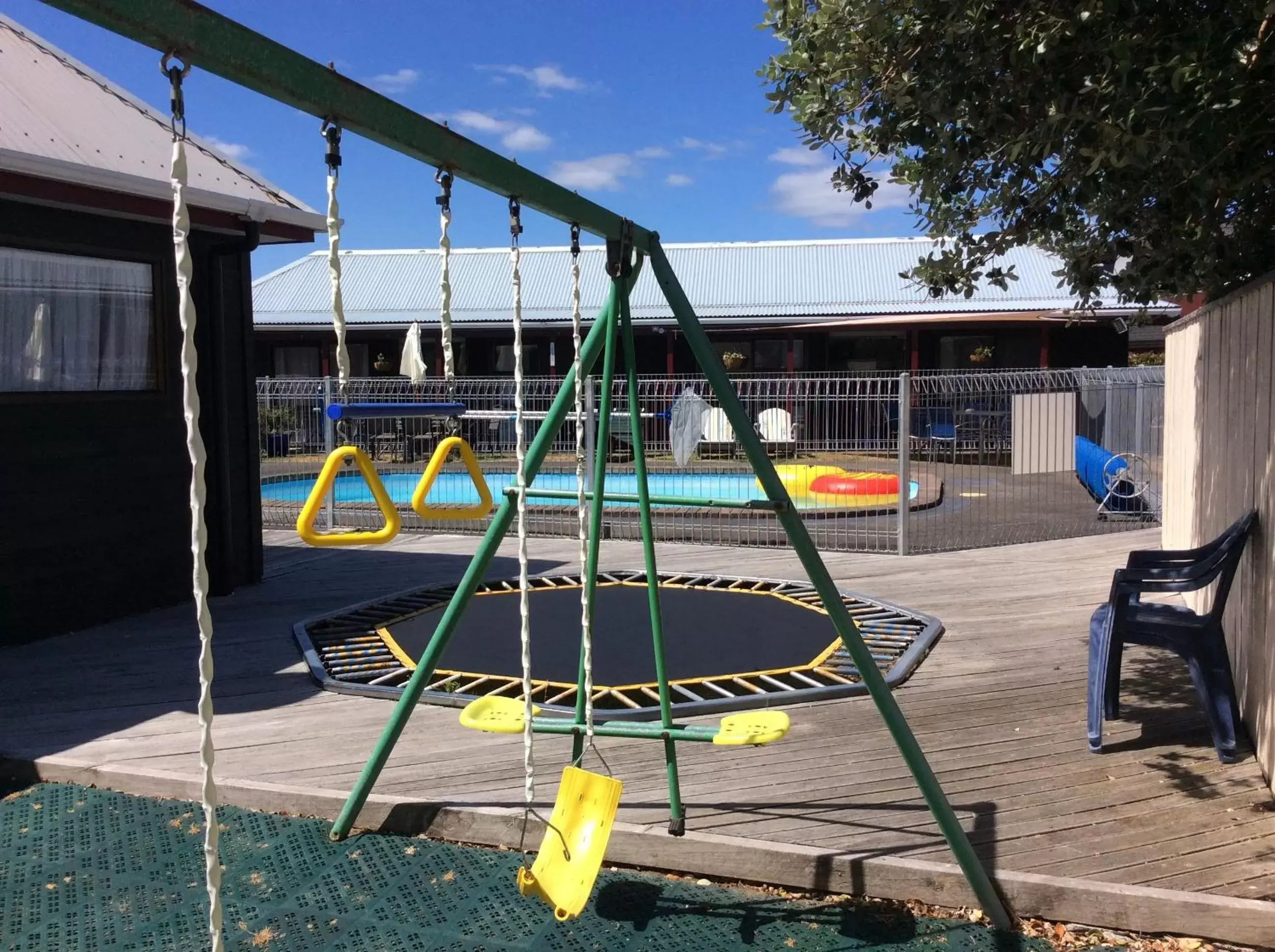 Day, Children's Play Area in ASURE Kapiti Court Motel