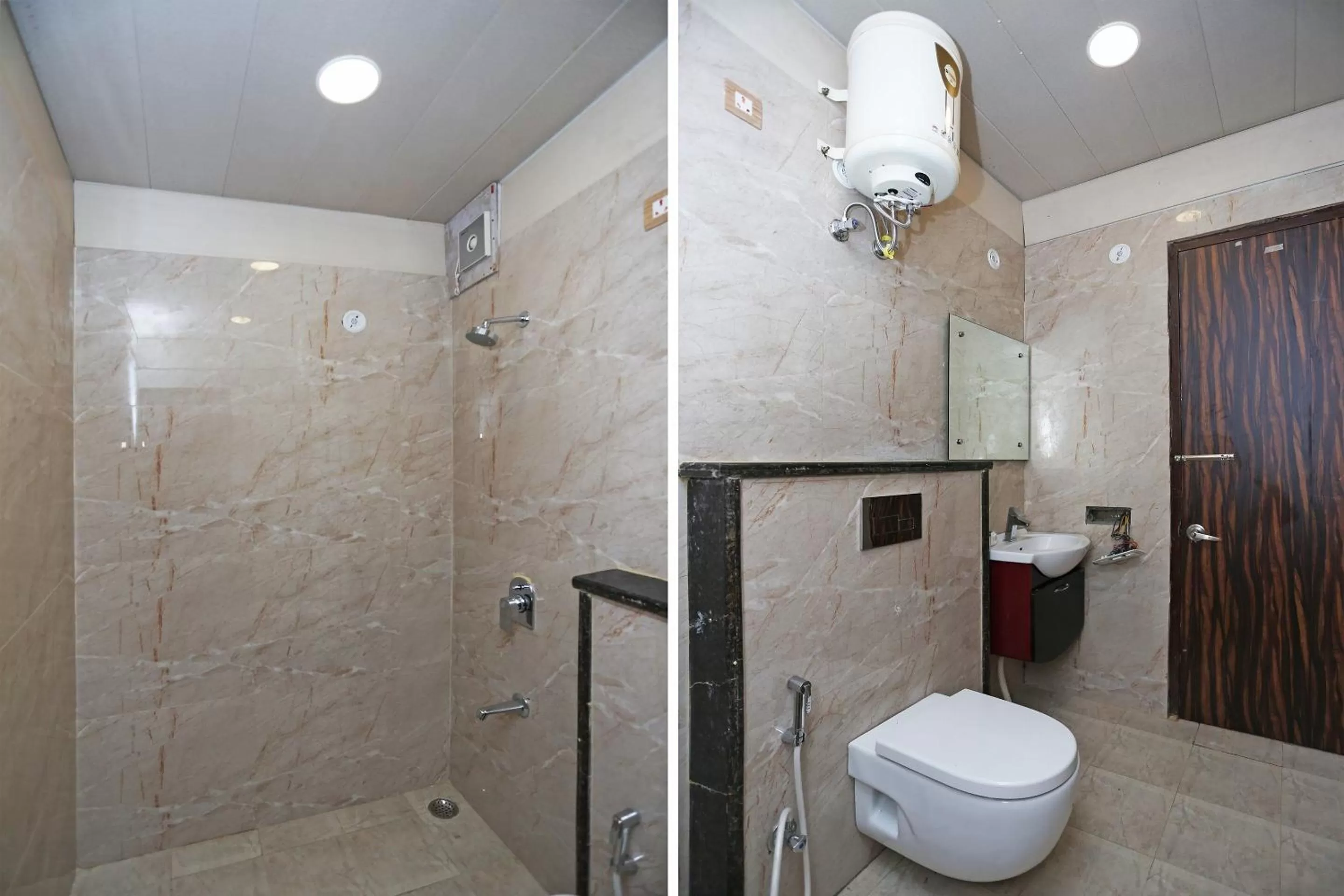 Bathroom in Super OYO Capital O Hotel Rosewood Inn