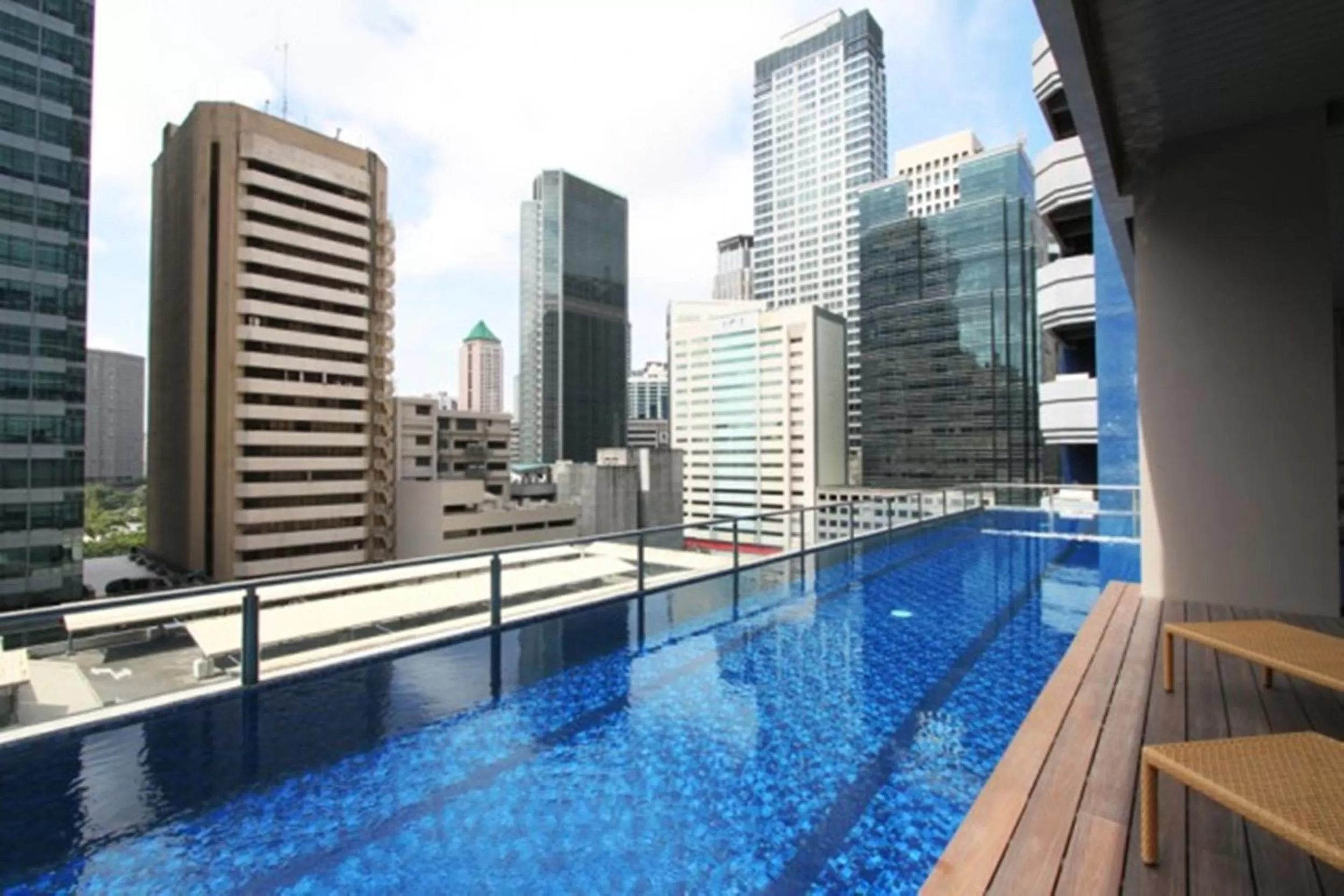 Swimming pool in Citadines Salcedo Makati