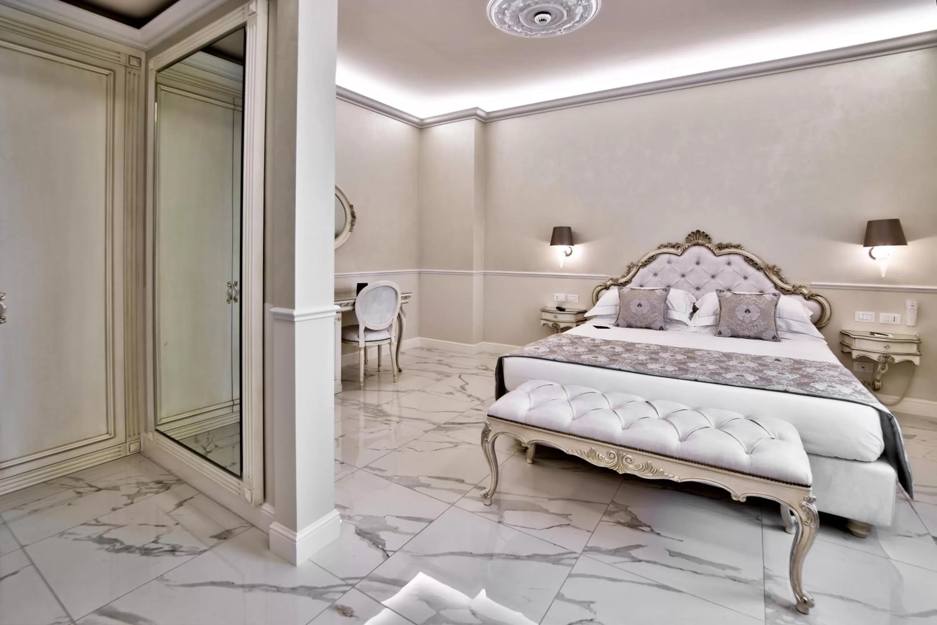 Bed in The Moon Boutique Hotel & Spa