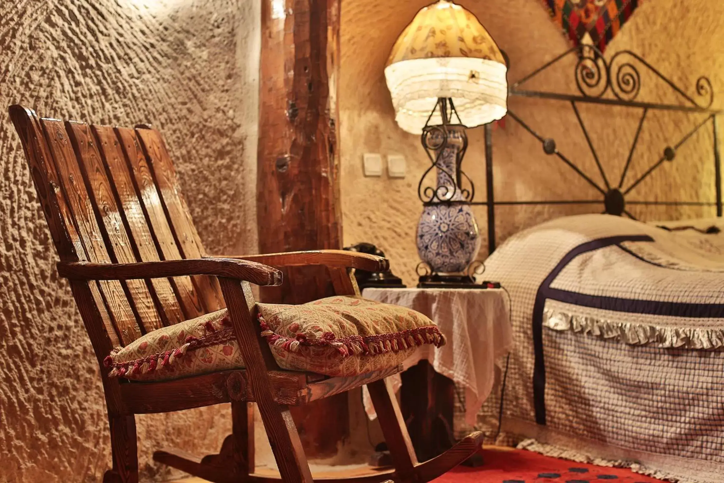 Decorative detail, Seating Area in Cappadocia Cave Suites