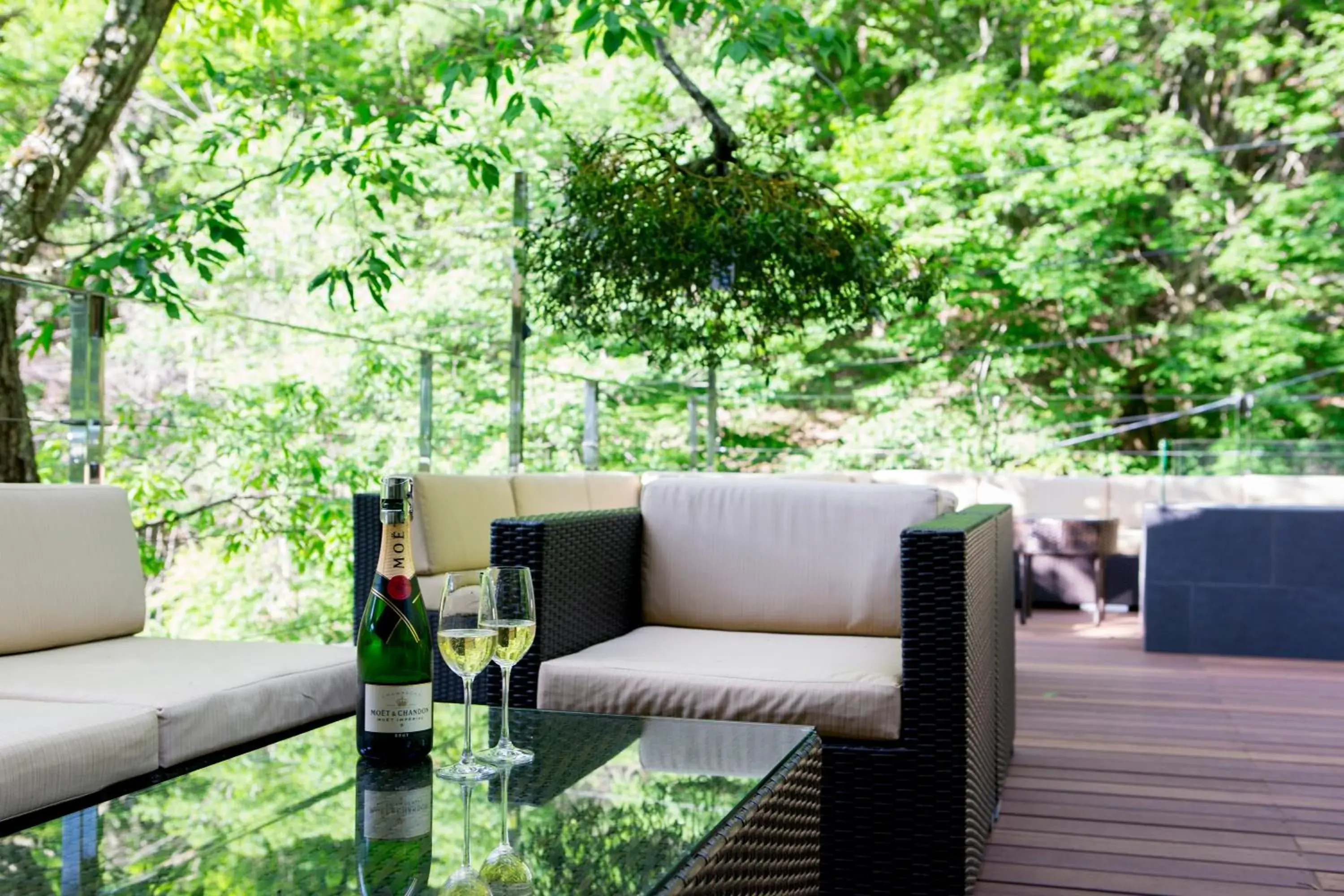 Balcony/Terrace in Myojinkan Ryokan