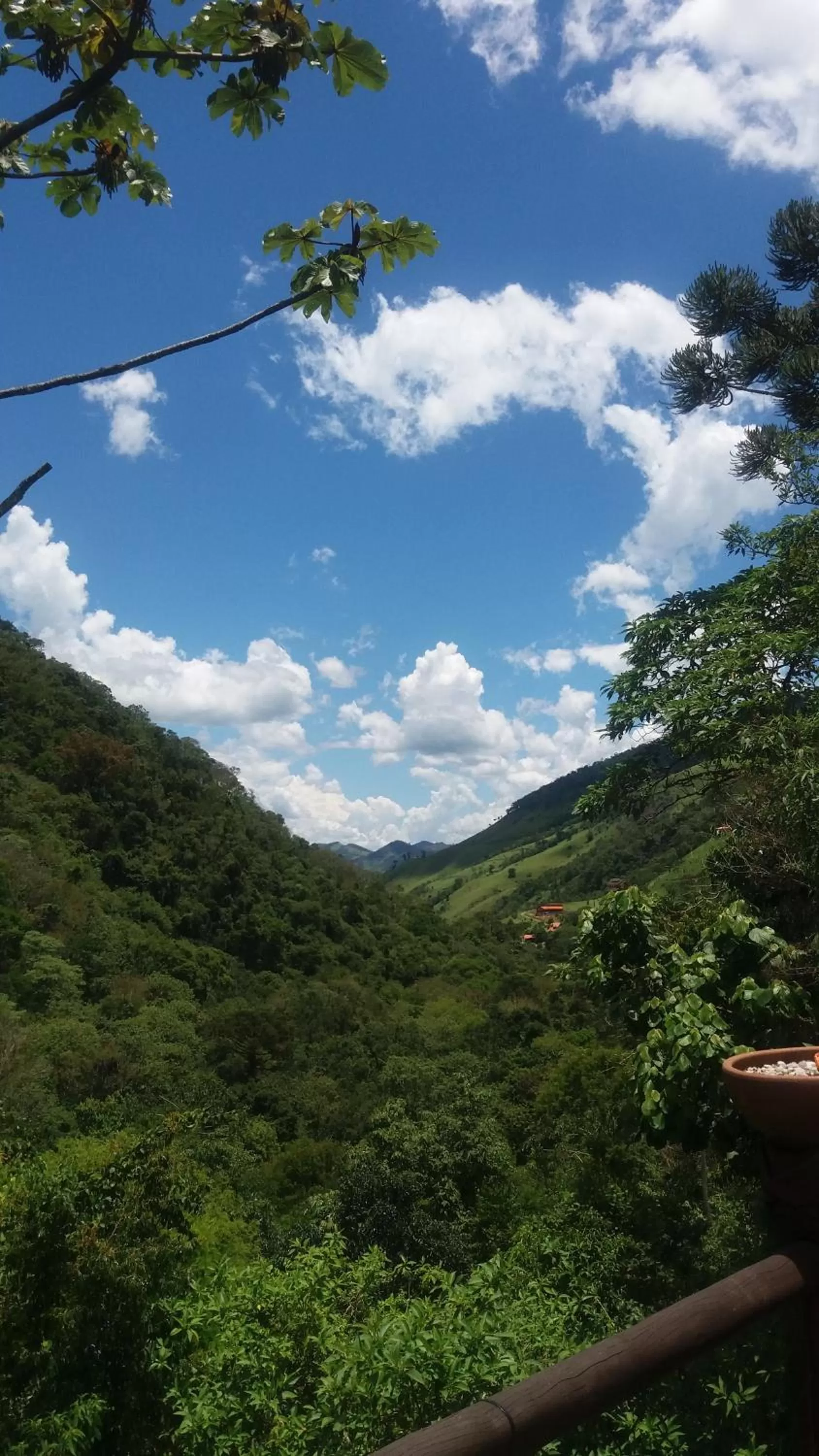 Mountain view in Pousada Vila Santa Barbara