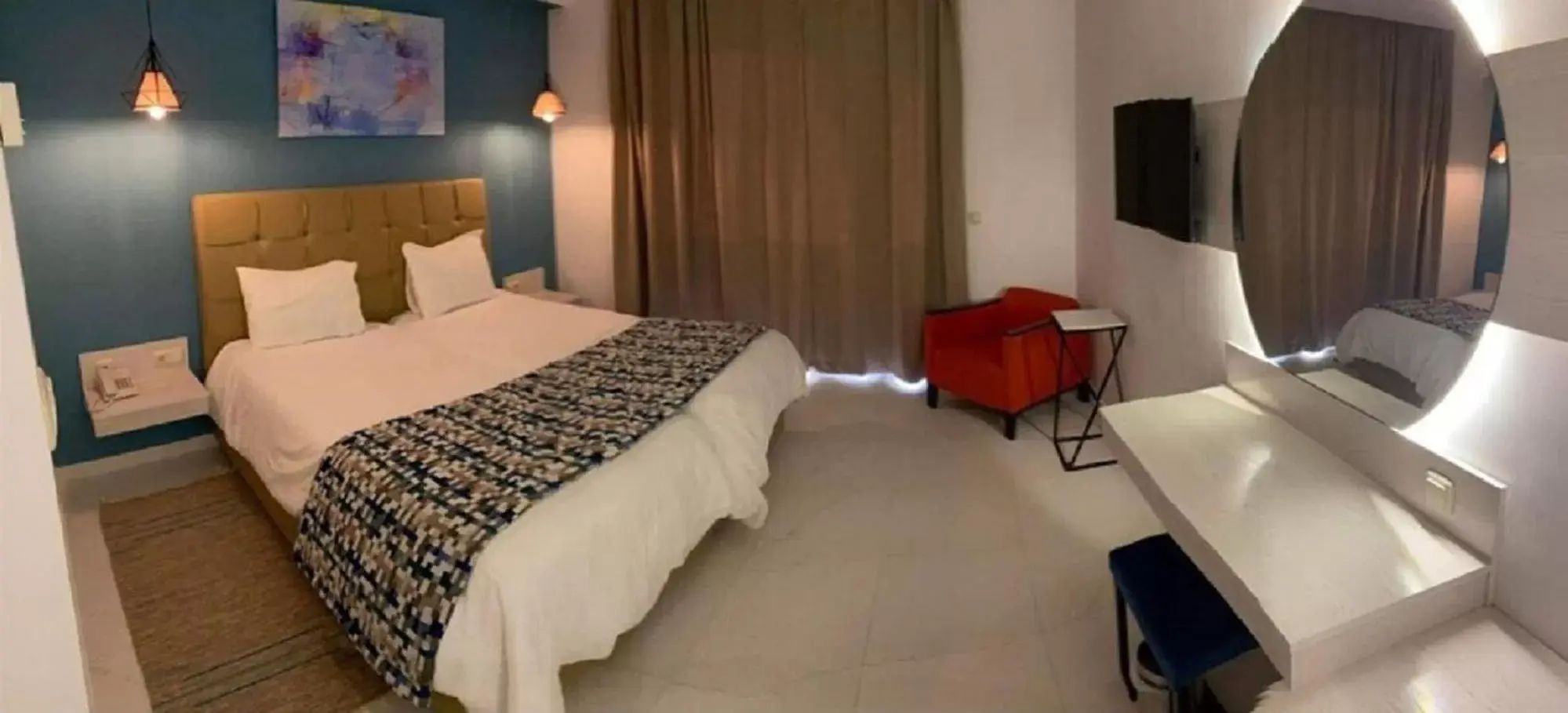 Bedroom, Bed in City Business Monastir Center