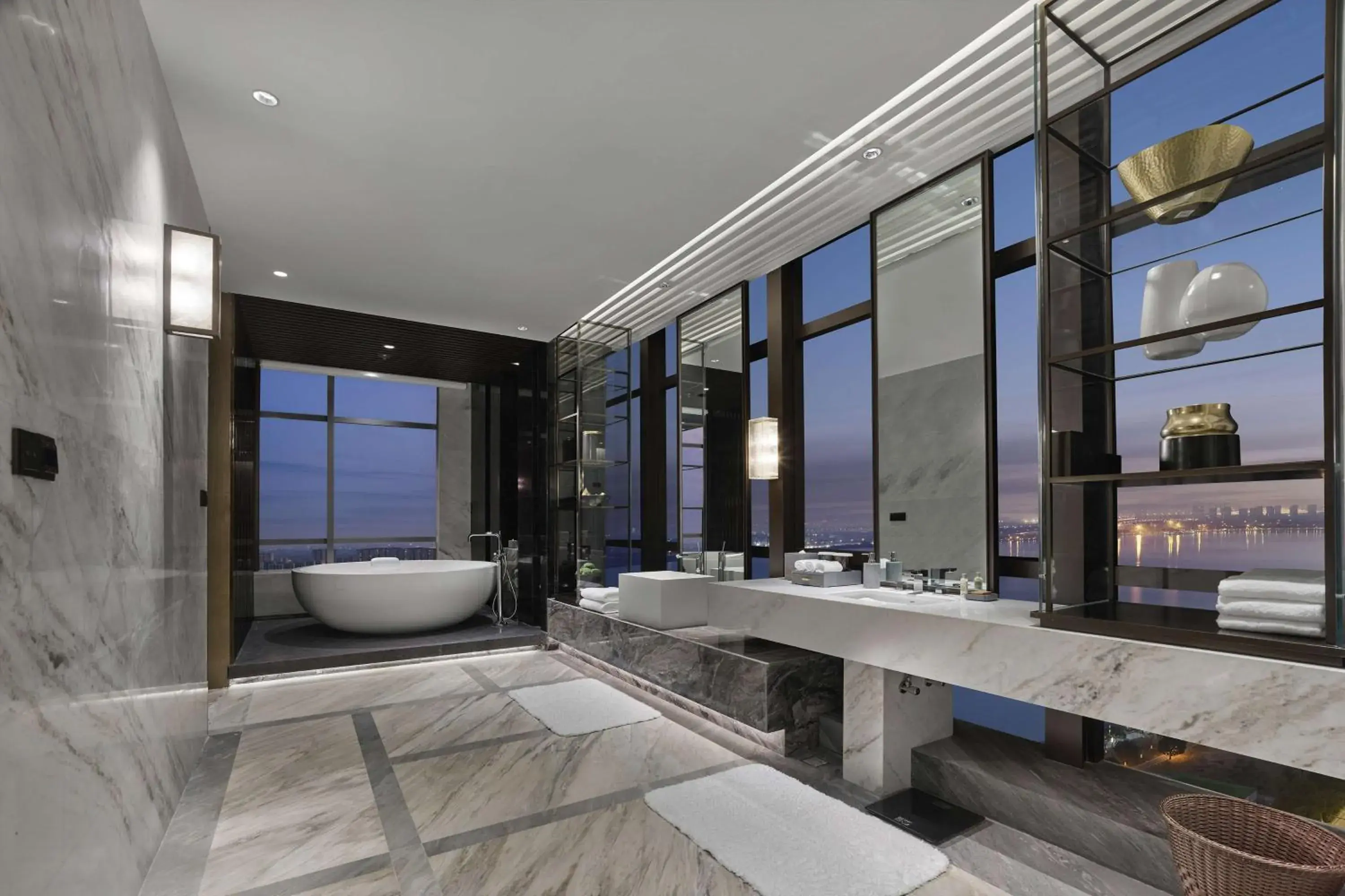 Bathroom in Hilton Suzhou Yinshan Lake