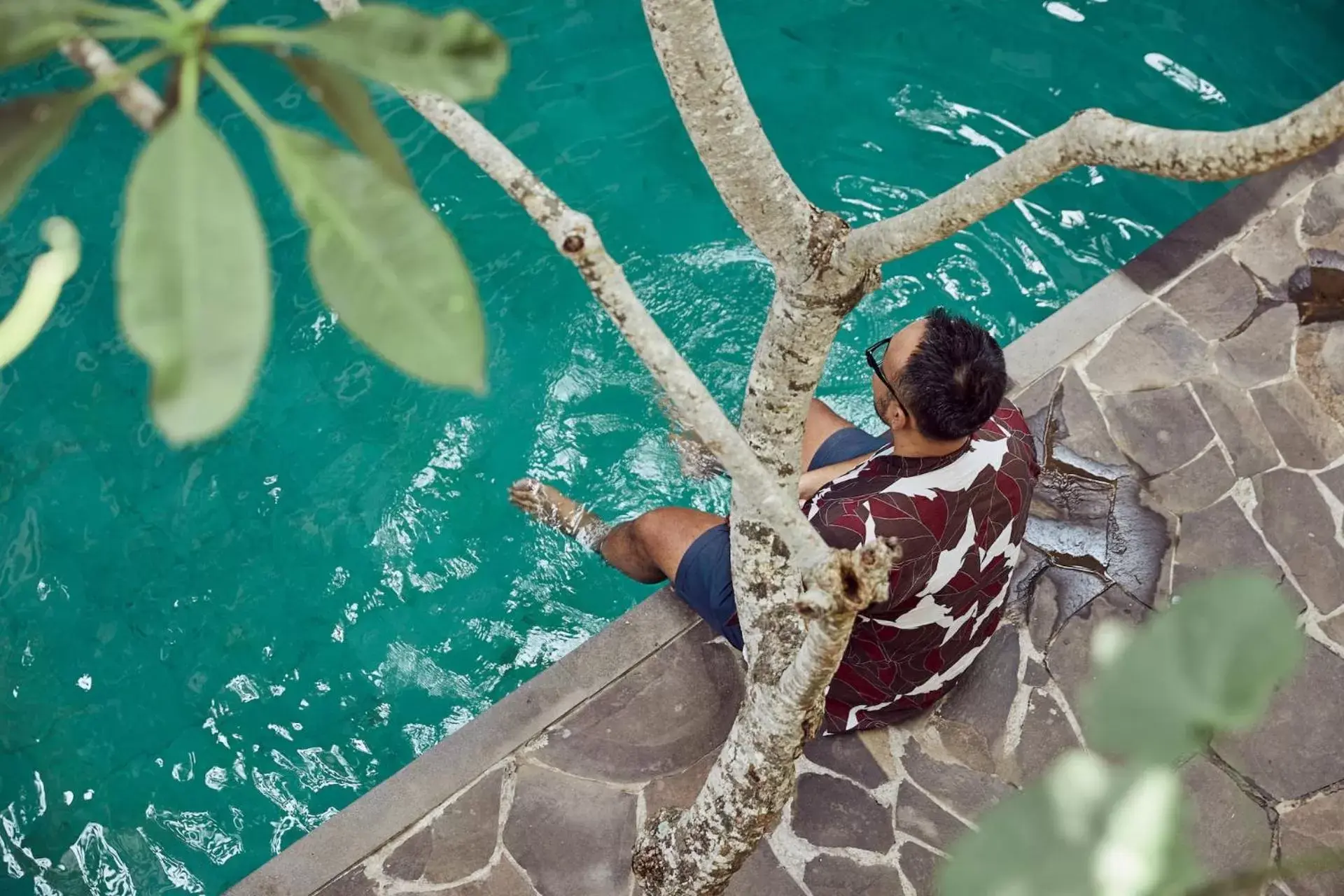 Pool view in Outpost Ubud Penestanan Coworking & Coliving