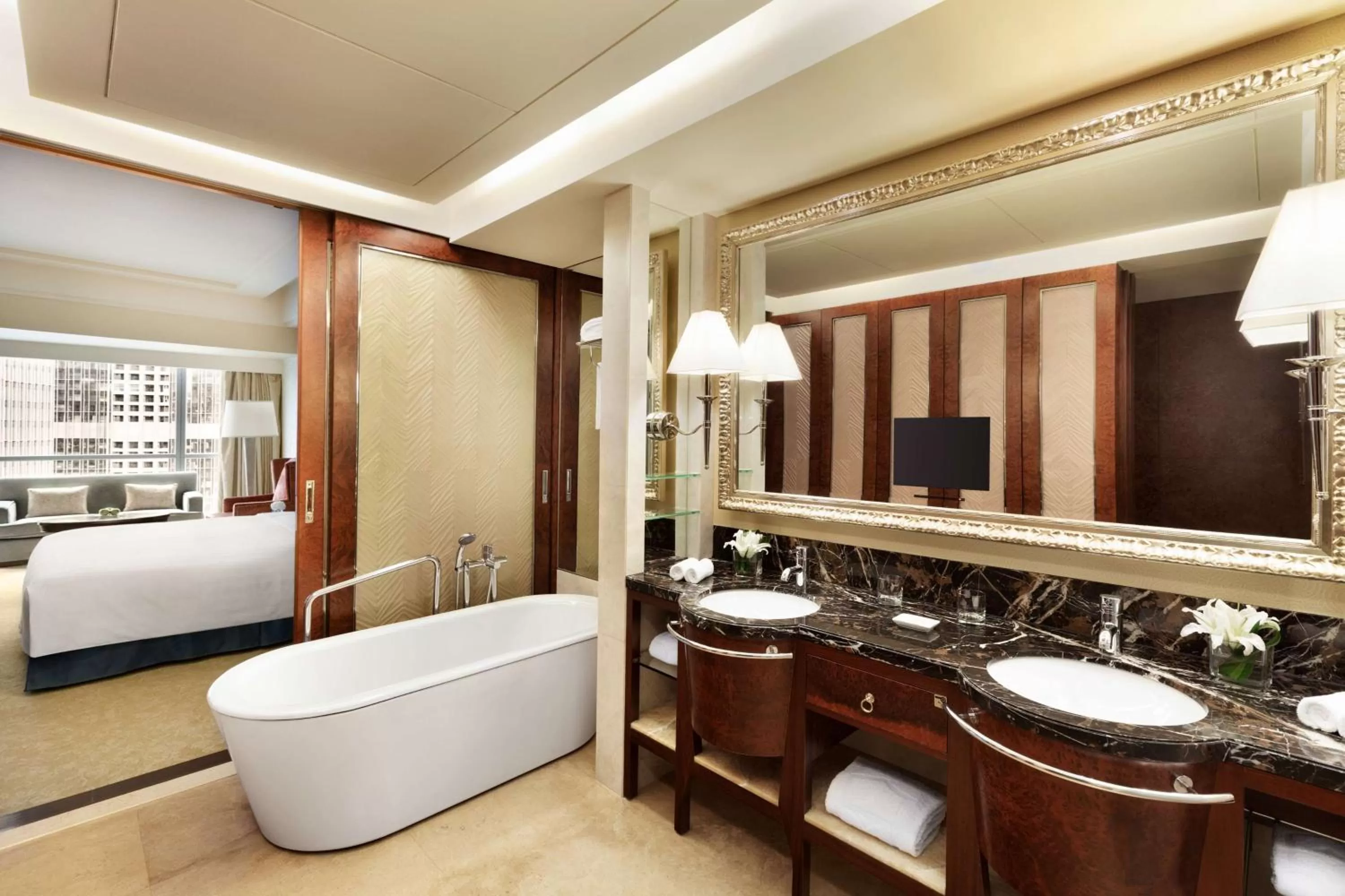 Bathroom in Shangri-La Qingdao - May Fourth Square