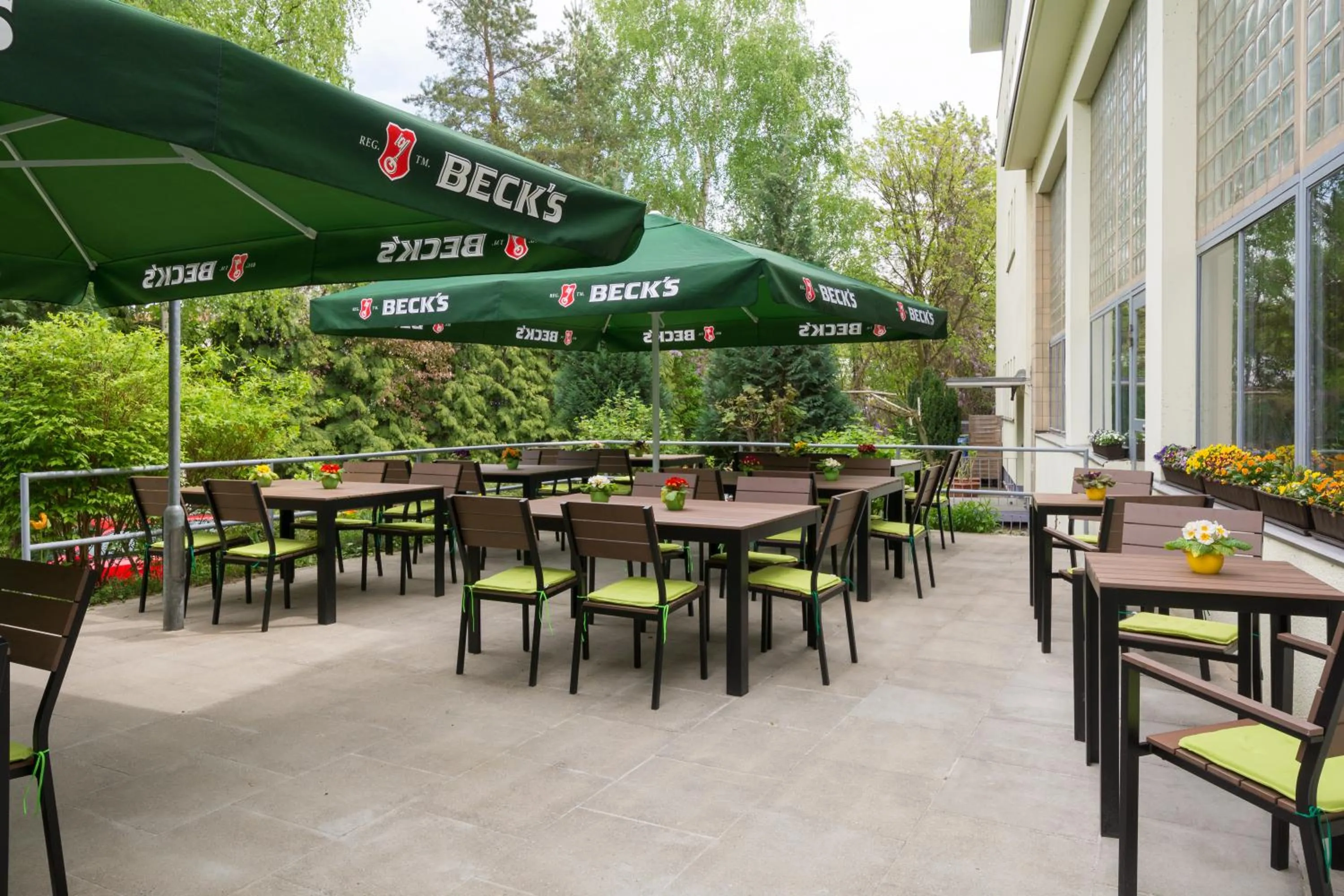 Patio in Familienhotel Citylight