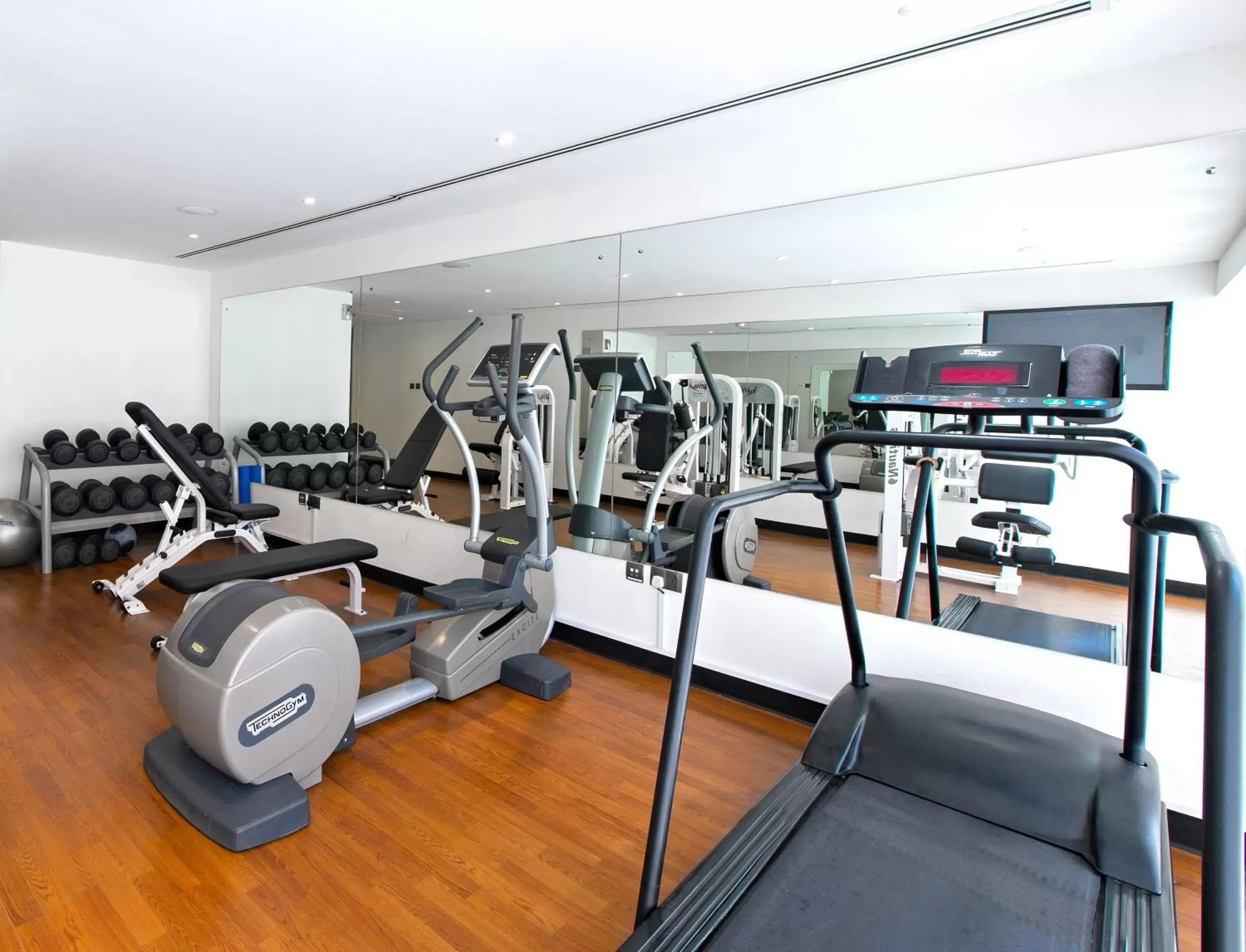 Fitness centre/facilities in Somewhere Hotel Apartment