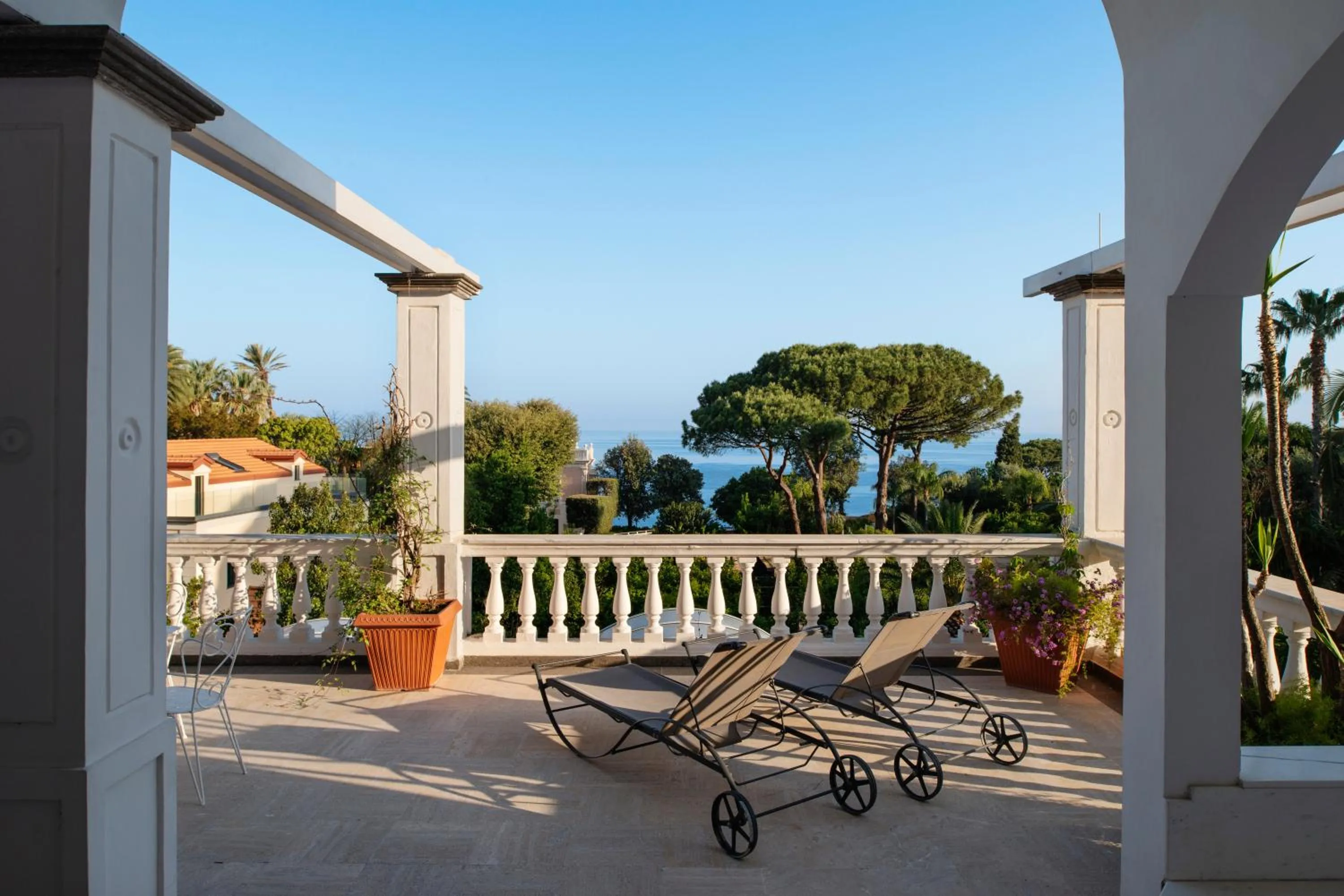 Balcony/Terrace in Grand Hotel Cocumella