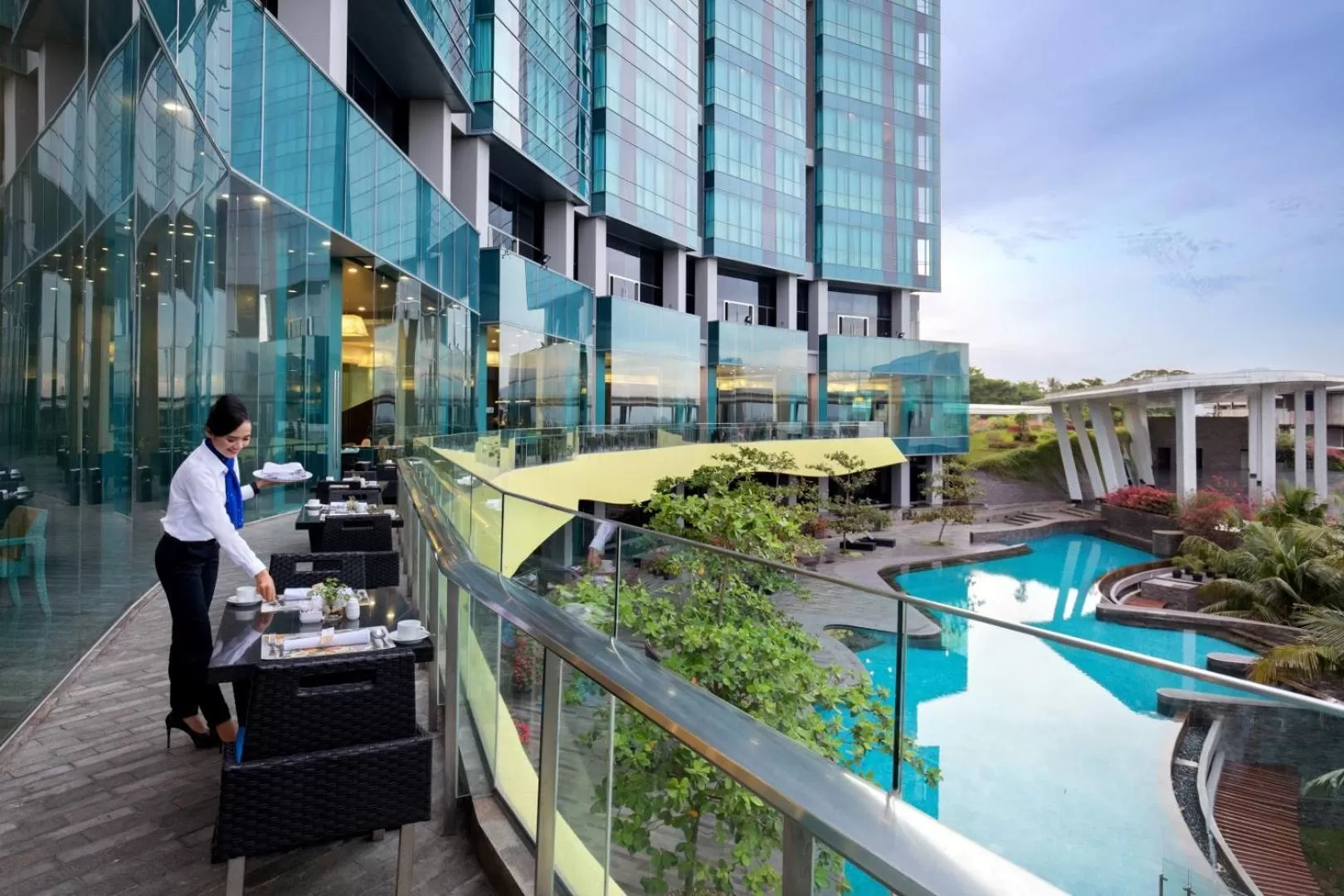 Balcony/Terrace in Novotel Lampung