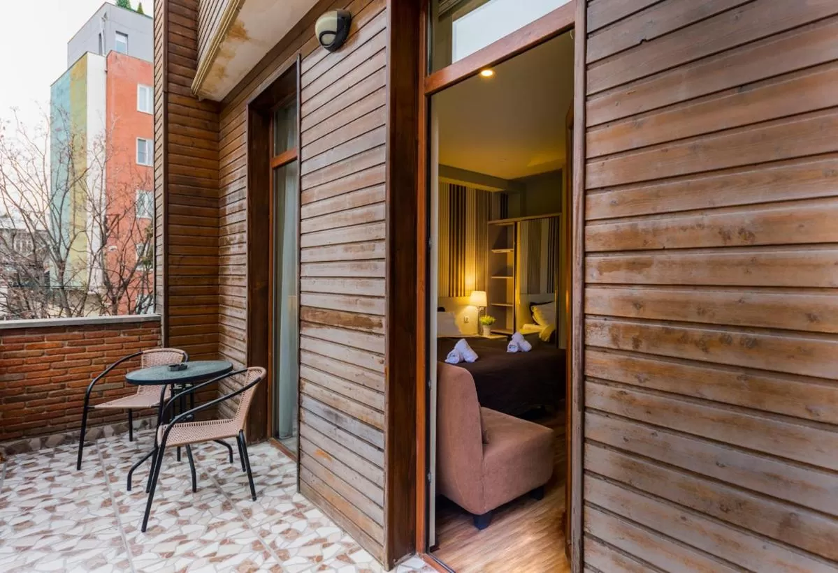 Balcony/Terrace in Sani Apart Hotel