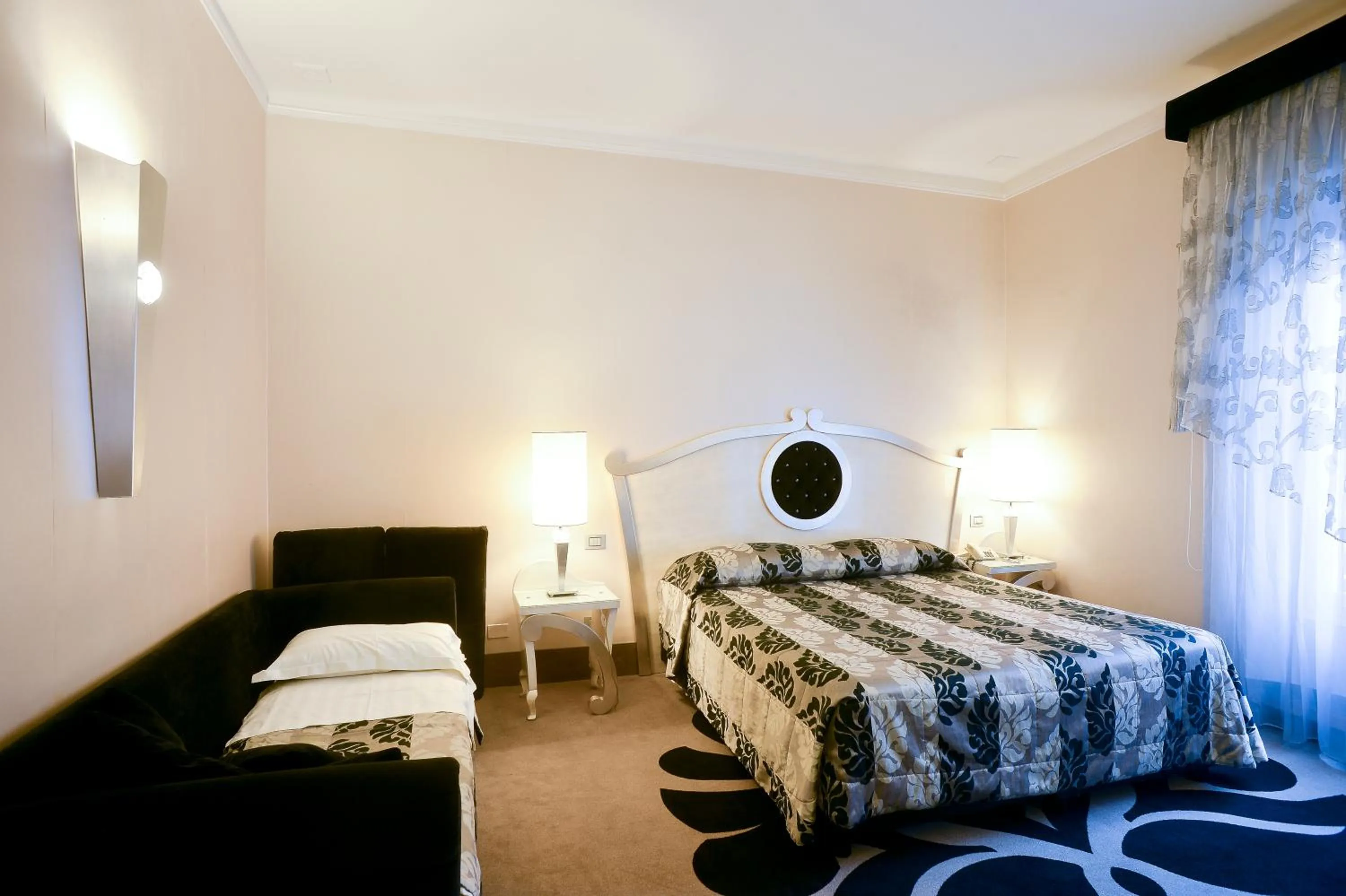 Bed in Zanhotel Tre Vecchi