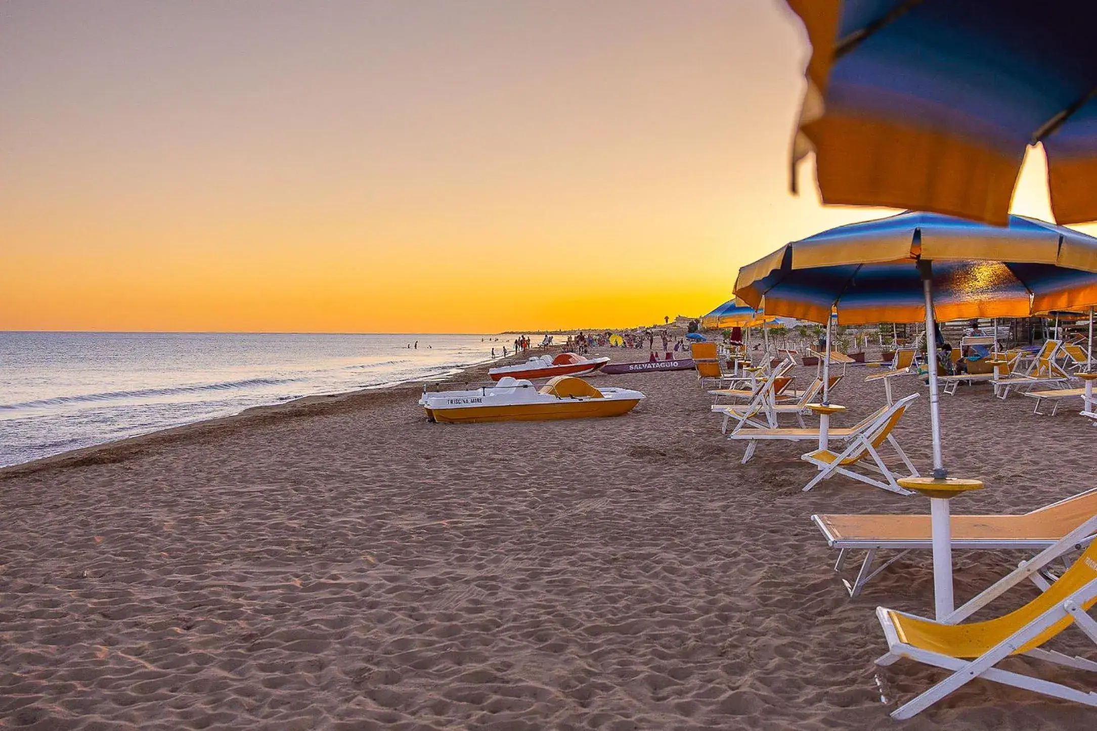 Beach in Triscinamare Hotel Residence