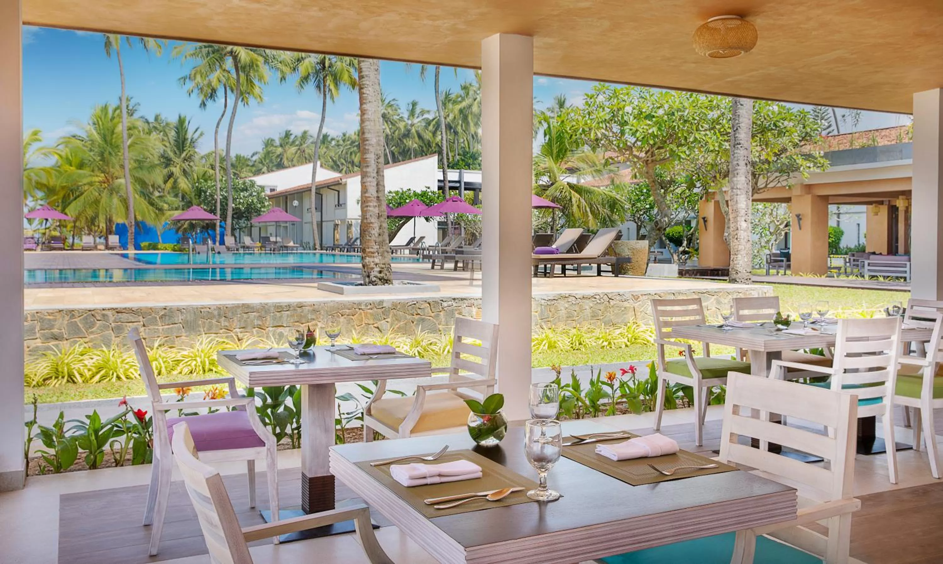 Patio in Avani Kalutara Resort